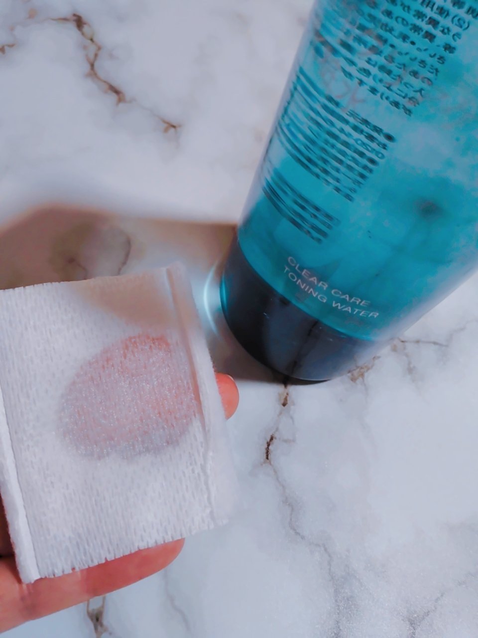 薬用クリアケアふき取りローション 本体（300ml）/無印良品/拭き取り化粧水を使ったクチコミ（1枚目）