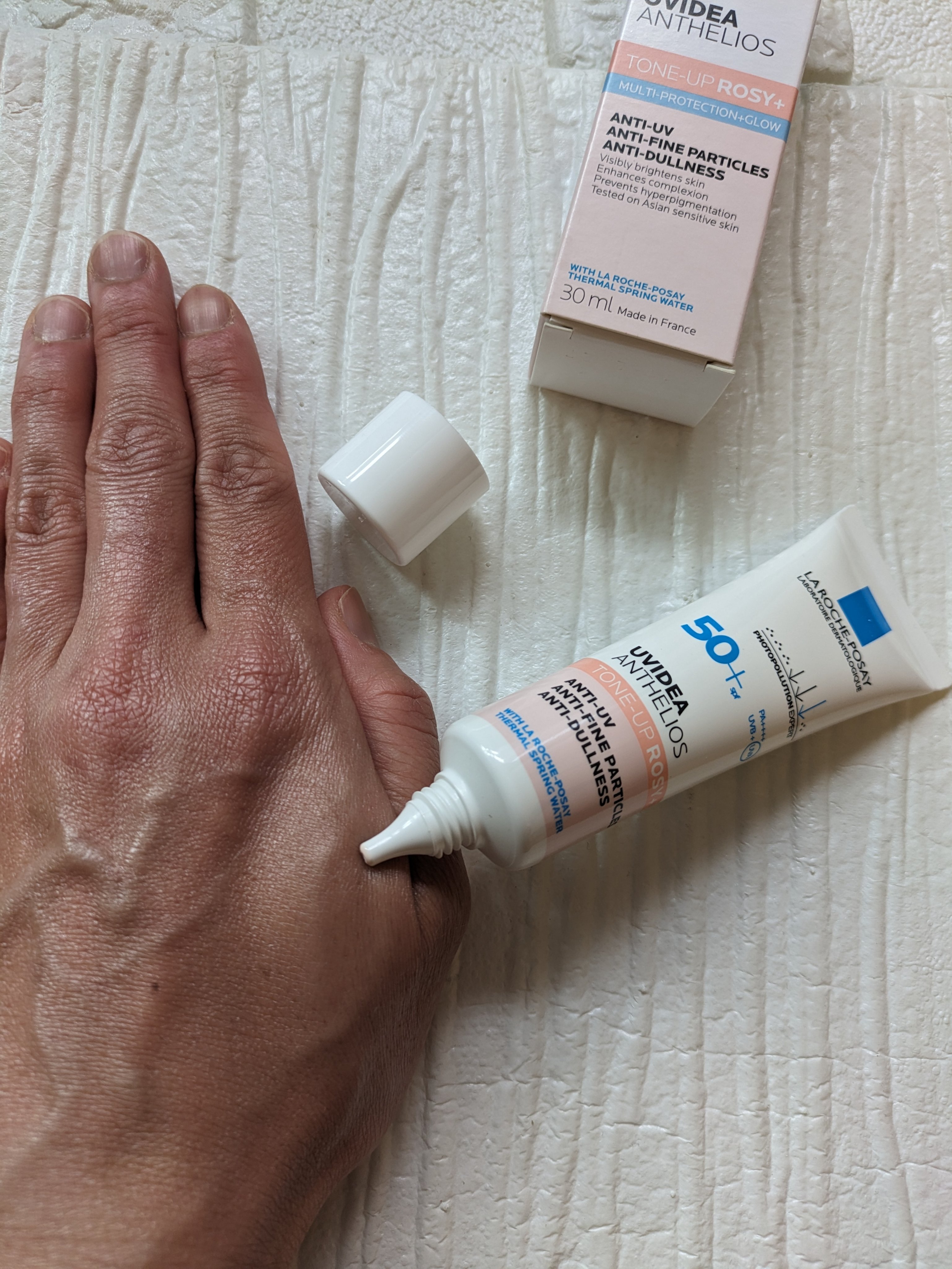 UVイデア XL プロテクショントーンアップ ローズ+/ラ ロッシュ ポゼ/日焼け止め・UVケアを使ったクチコミ（3枚目）