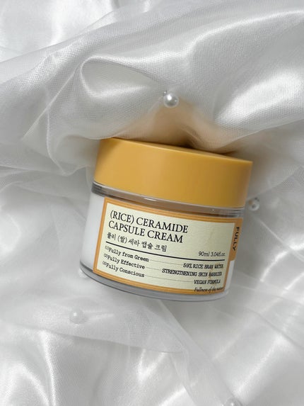 米セラミドカプセルクリーム/FULLY/フェイスクリームを使ったクチコミ(3枚目)