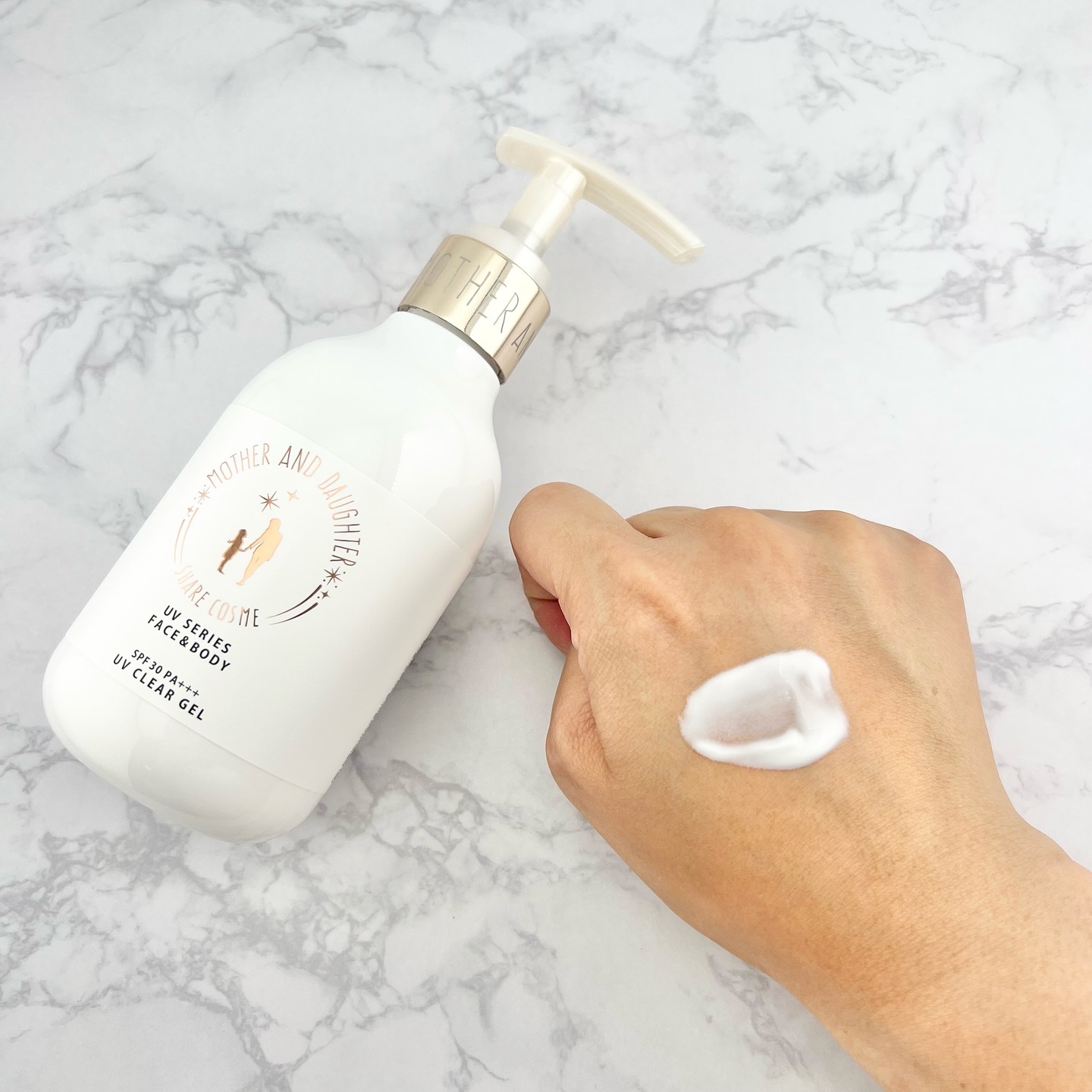M&D　クリアUVジェル/Mother&Daughter/日焼け止めジェルを使ったクチコミ（1枚目）