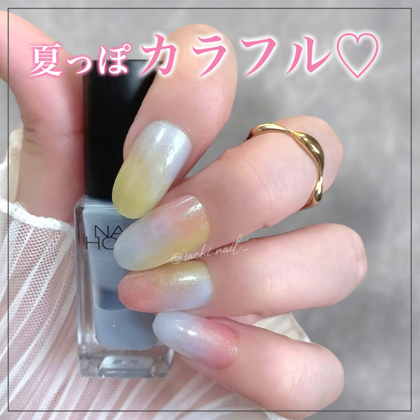 ファンデーションカラーズ/キャンメイク/マニキュアを使ったクチコミ（1枚目）