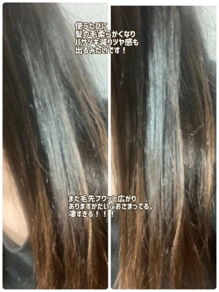 ディープリペアヘアミルク/now & than(ナウアンドダン)/ヘアミルクを使ったクチコミ(4枚目)