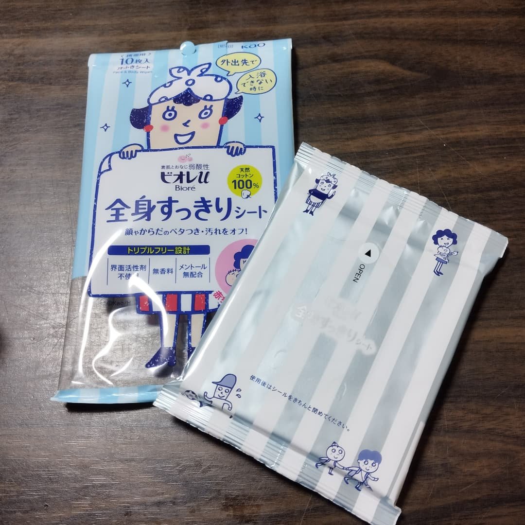 全身すっきりシート/ビオレu/ボディシートを使ったクチコミ（2枚目）