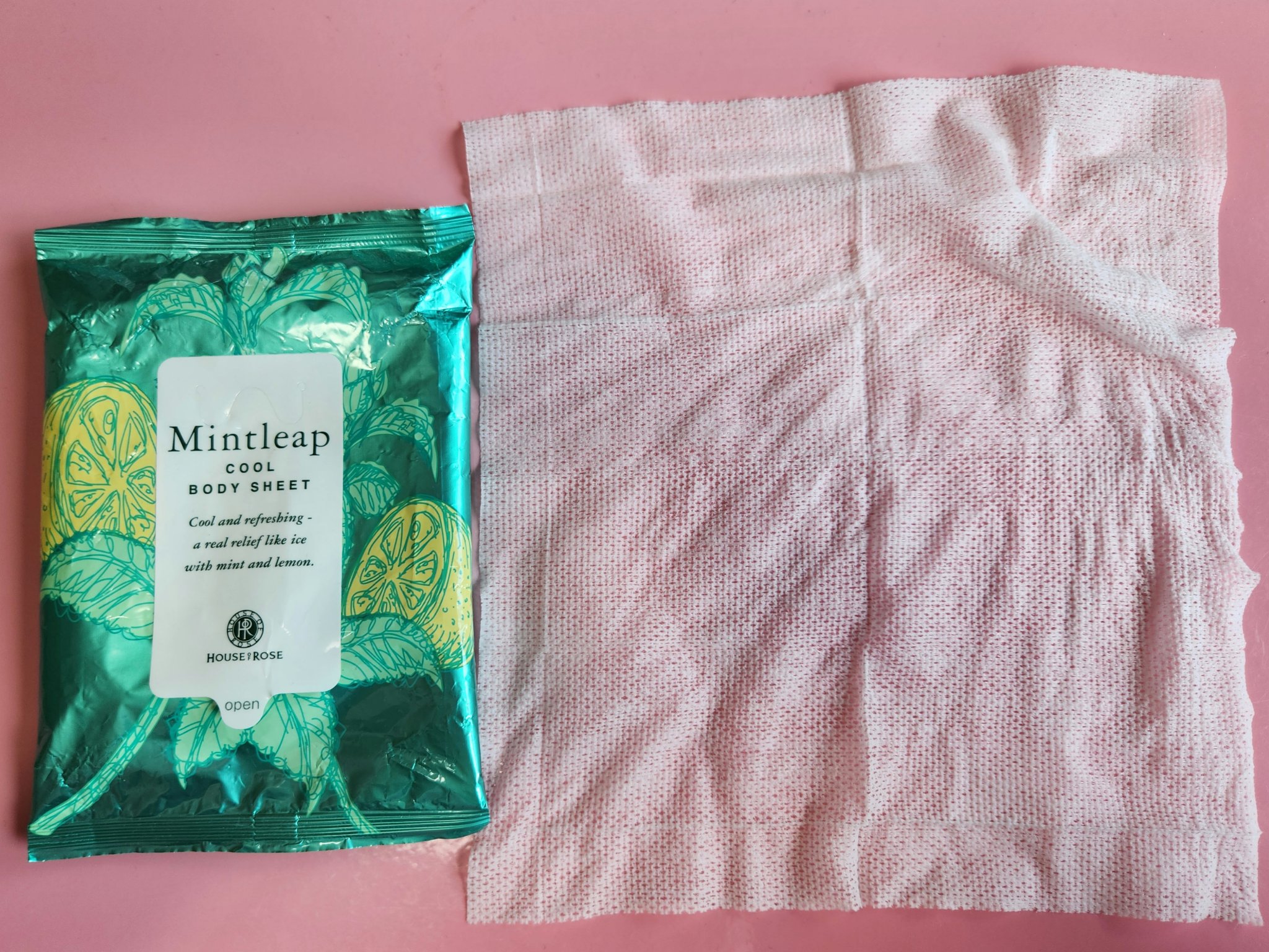 ミントリープ クール ボディシート/ハウス オブ ローゼ/ボディシートを使ったクチコミ（3枚目）