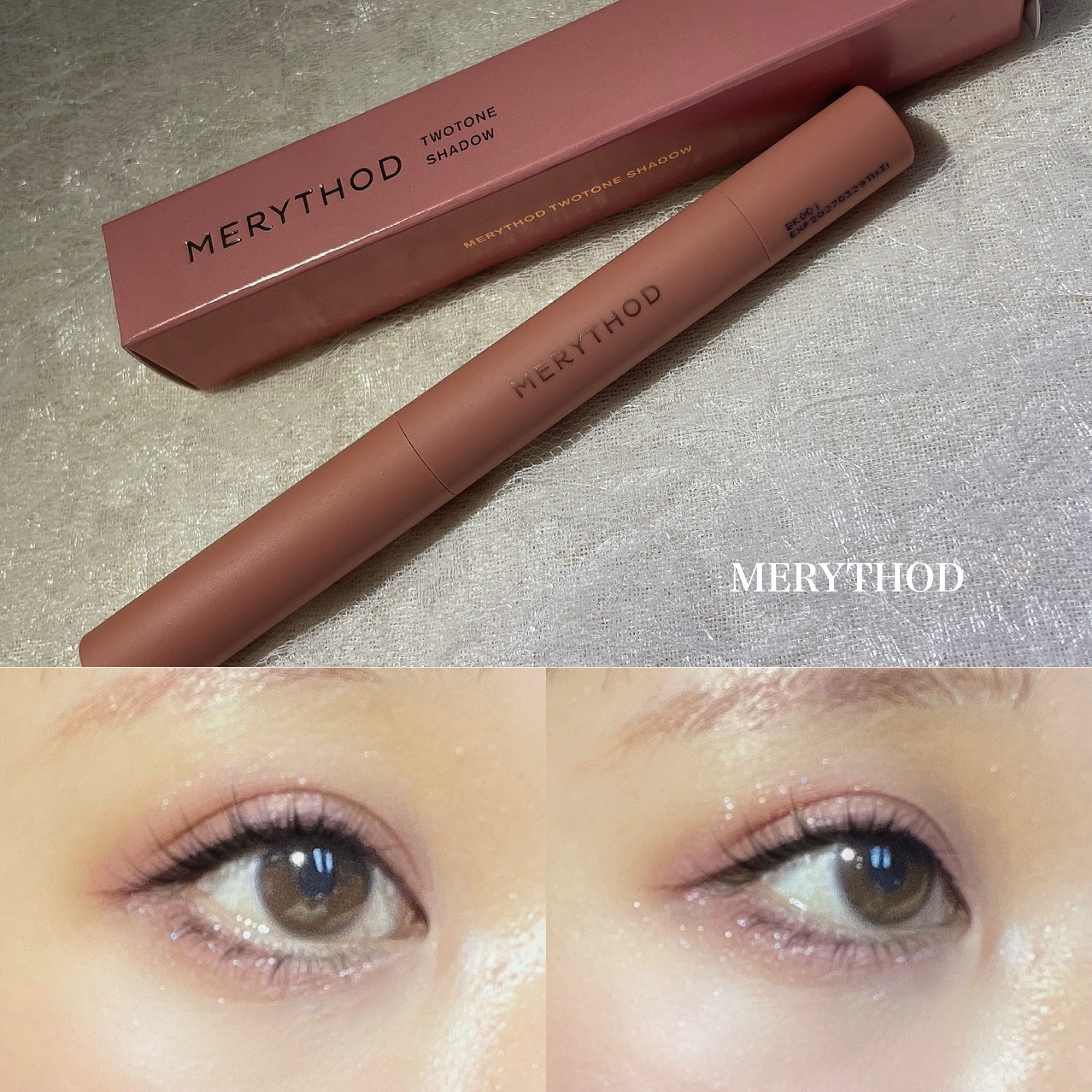 ツートーンシャドウ/MERYTHOD/スティックアイシャドウを使ったクチコミ（1枚目）