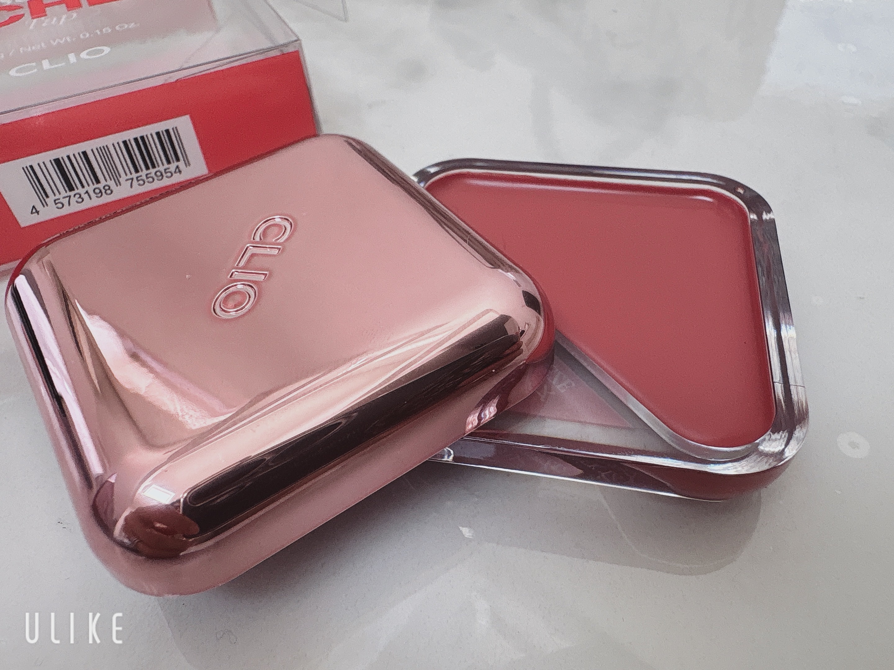 エッセンシャル リップチーク タップ 07 アプリコットブリーズ(APRICOT BREEZE)/CLIO/ジェル・クリームチークを使ったクチコミ（2枚目）