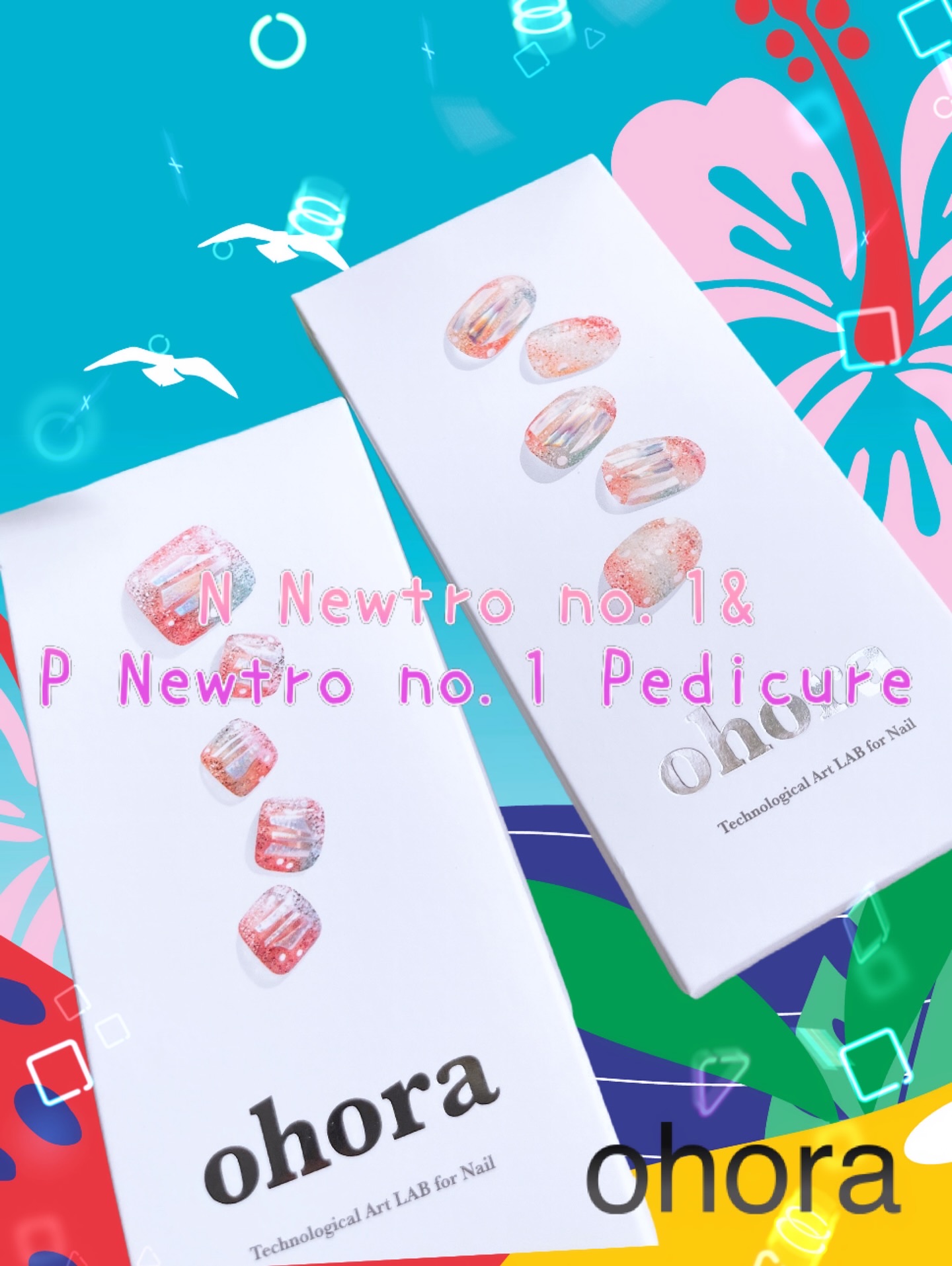 セミキュアジェルネイル（ハンド）/ohora/ネイルシールを使ったクチコミ（1枚目）