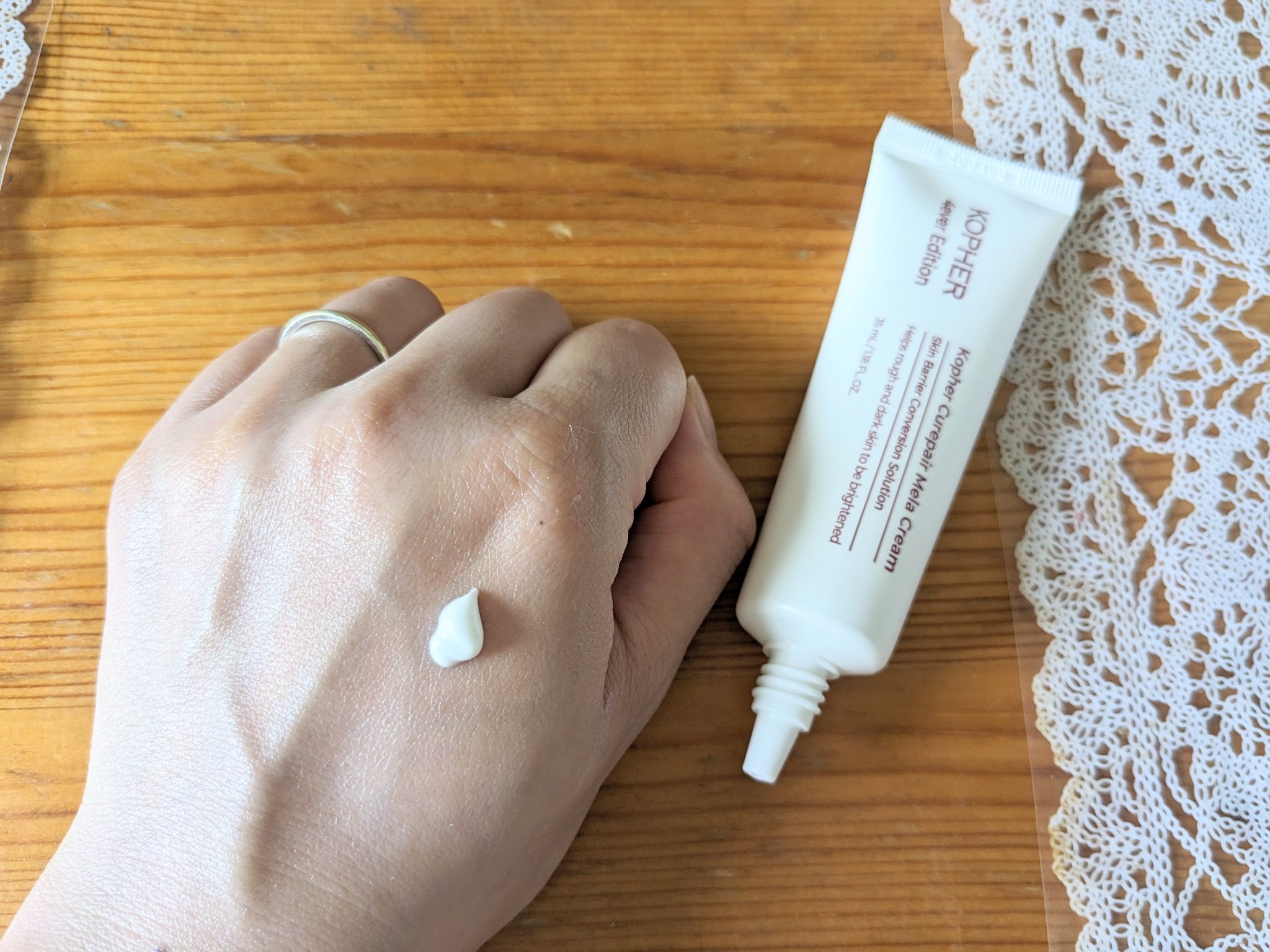 CUREPAIR MELA CREAM /KOPHER/フェイスクリームを使ったクチコミ（2枚目）