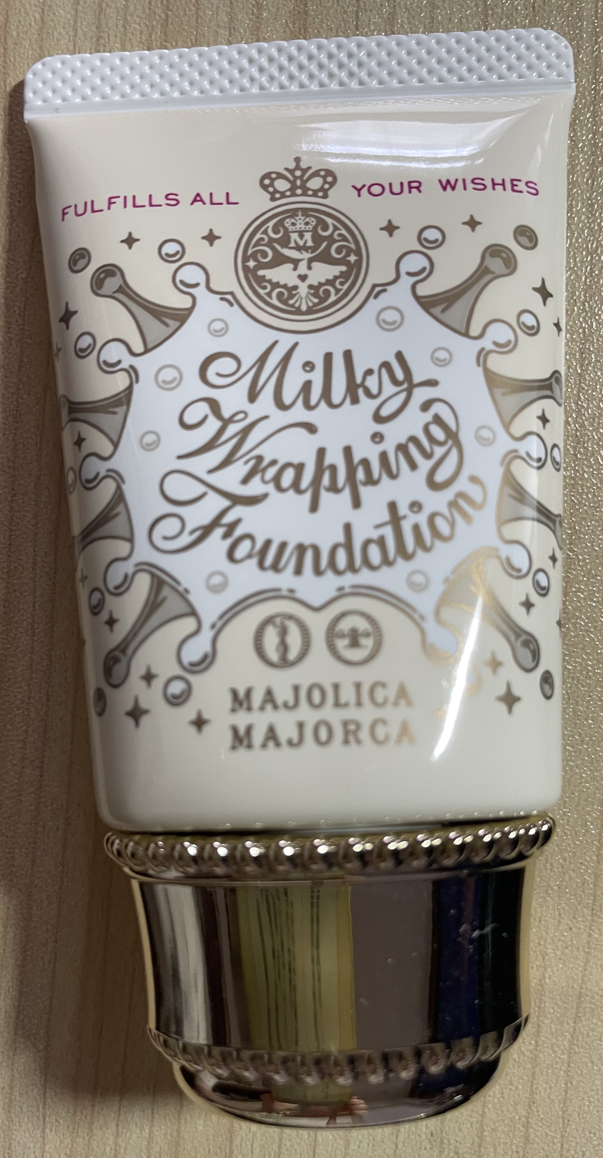 ミルキーラッピングファンデ 00 ピンクベージュ/MAJOLICA MAJORCA/リキッドファンデーションを使ったクチコミ（1枚目）