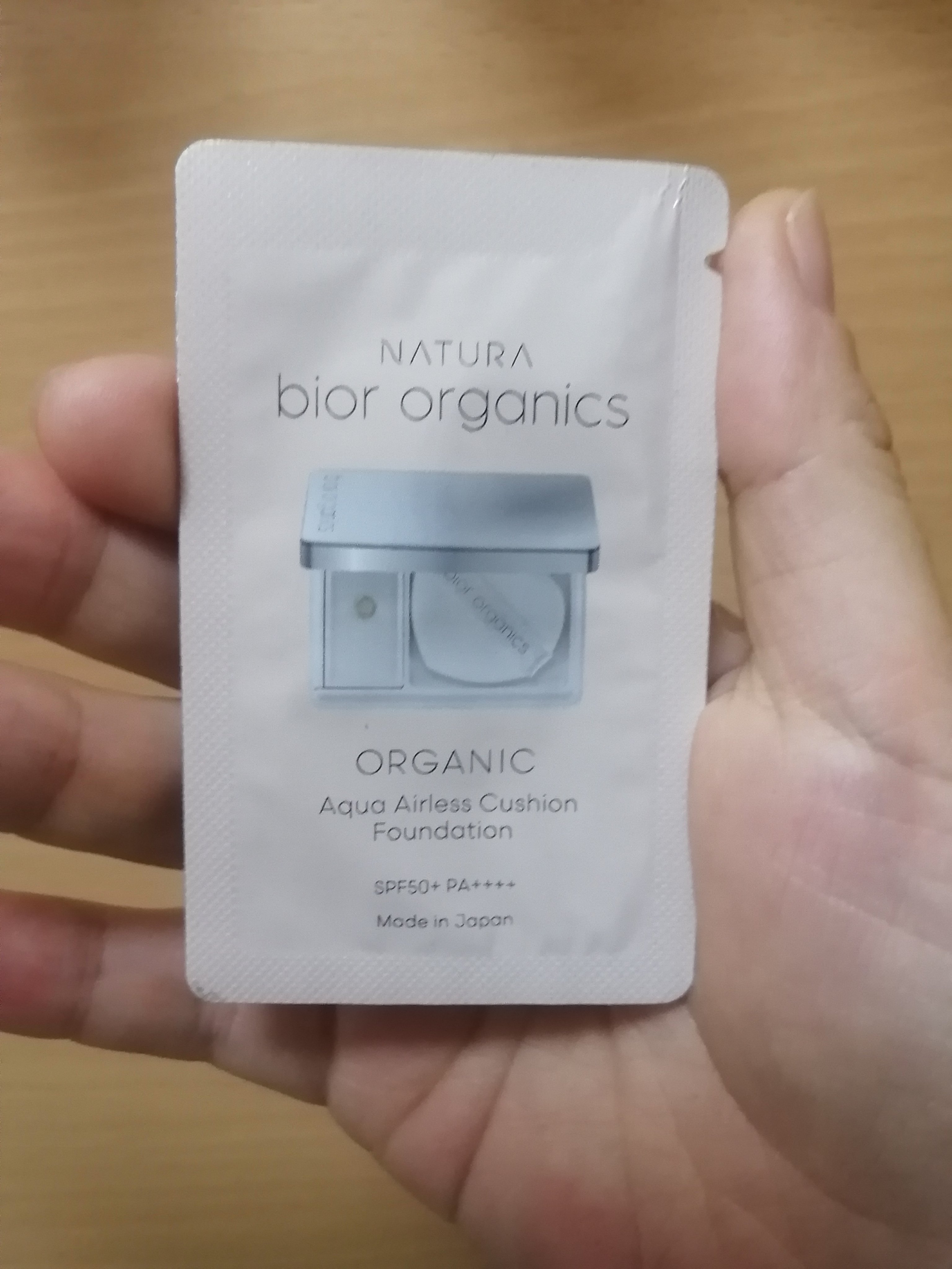 オーガニックアクア エアレスクッション ナチュラビオール/bior oraganics/クッションファンデーションを使ったクチコミ（1枚目）