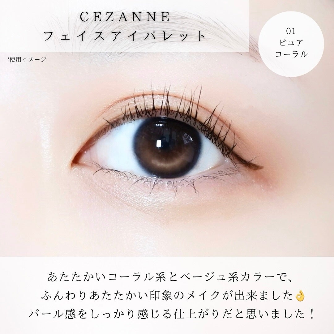 フェイスアイパレット/CEZANNE/アイシャドウを使ったクチコミ(5枚目)
