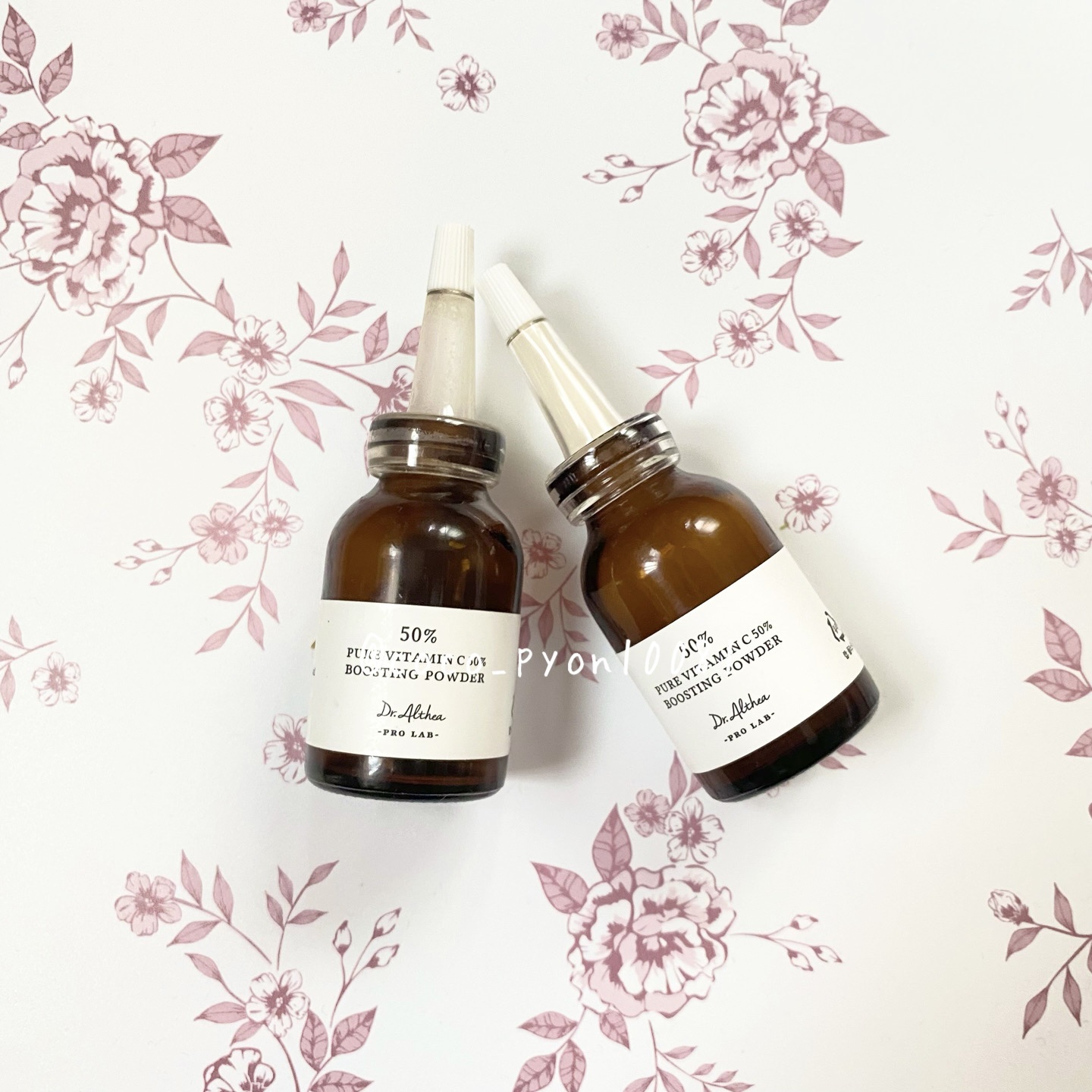 ピュアビタミンC 50％ ブースティングパウダー/Dr.Althea/フェイスパウダーを使ったクチコミ（2枚目）