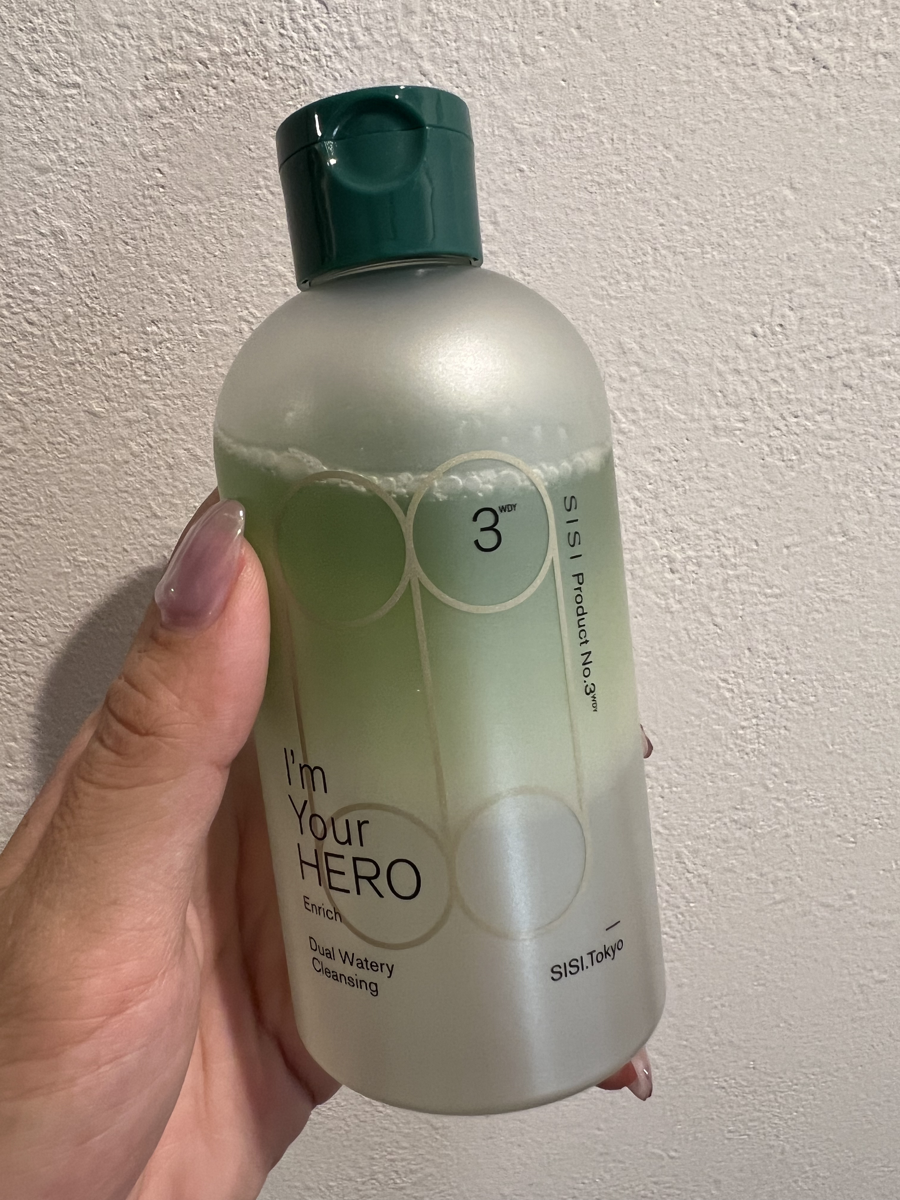 アイムユアヒーロー エンリッチ/SISI/クレンジングウォーターを使ったクチコミ（2枚目）