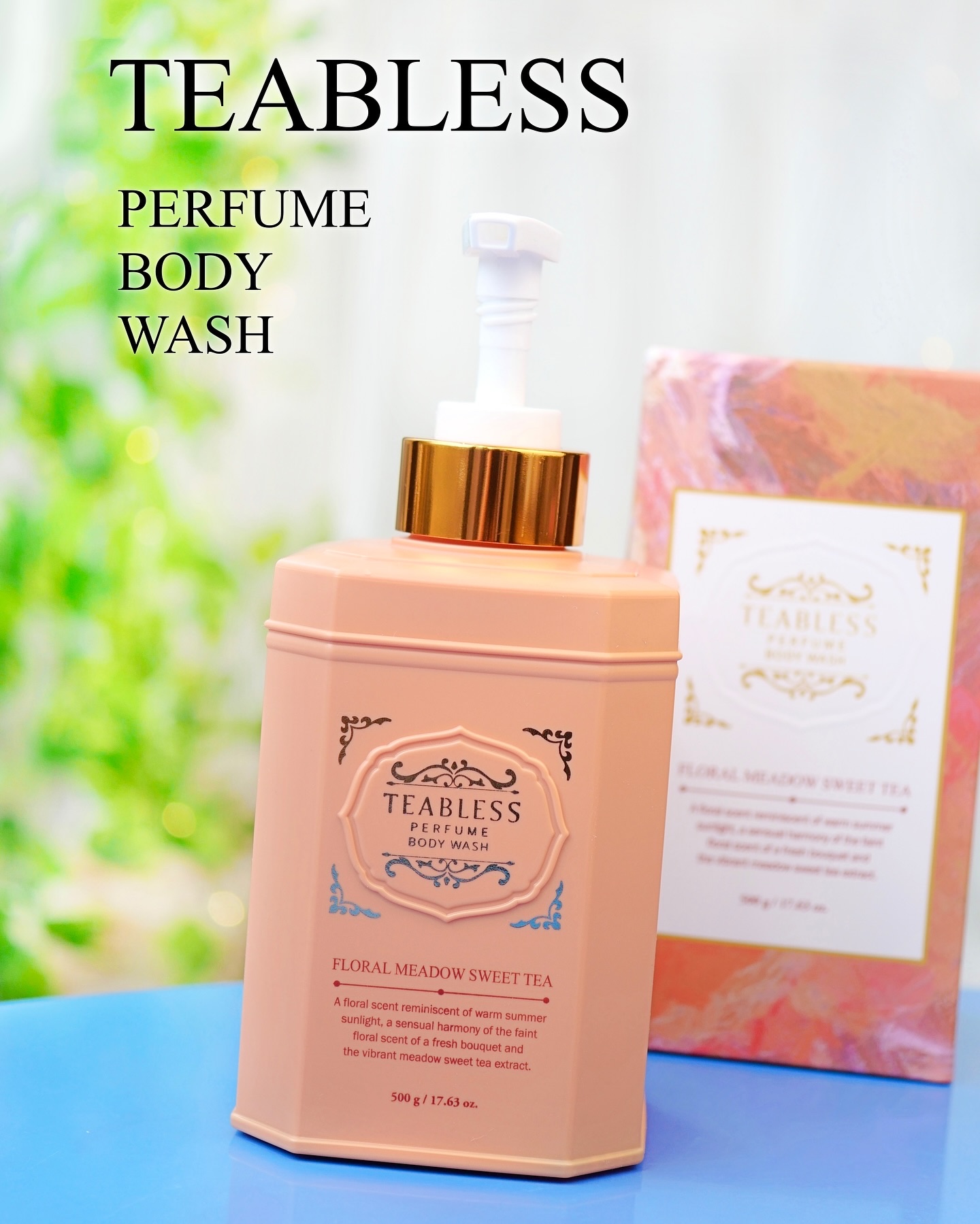 フローラル メドウ スイートティー  パフュームボディソープ/TEABLESS/ボディソープを使ったクチコミ（1枚目）