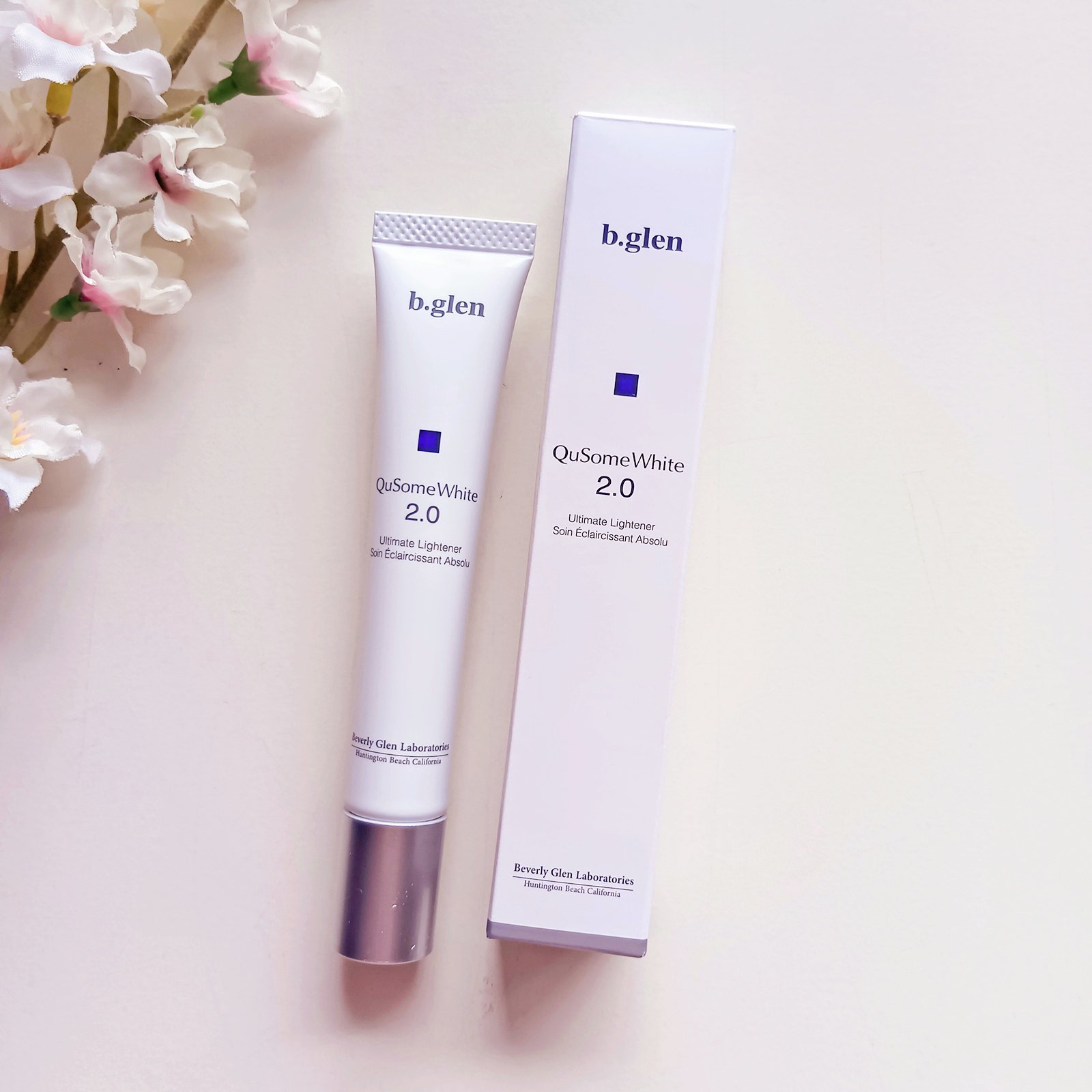 QuSomeホワイト2.0/b.glen/美容液を使ったクチコミ（1枚目）