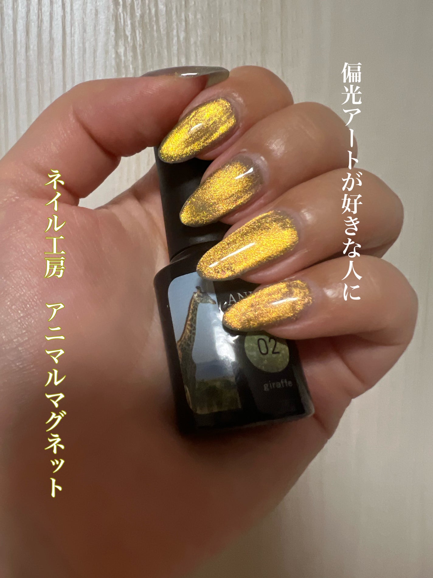 アニマルマグネットジェル/ネイル工房/ジェルネイルを使ったクチコミ(1枚目)