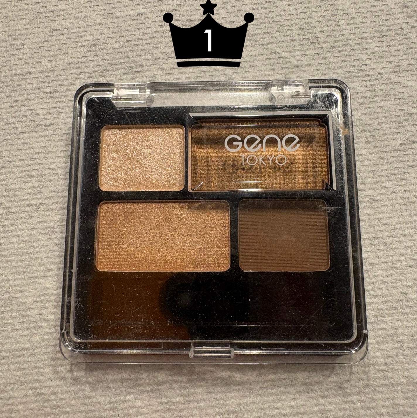 リラクシーアイシャドウ/GENE TOKYO/アイシャドウパレットを使ったクチコミ(1枚目)