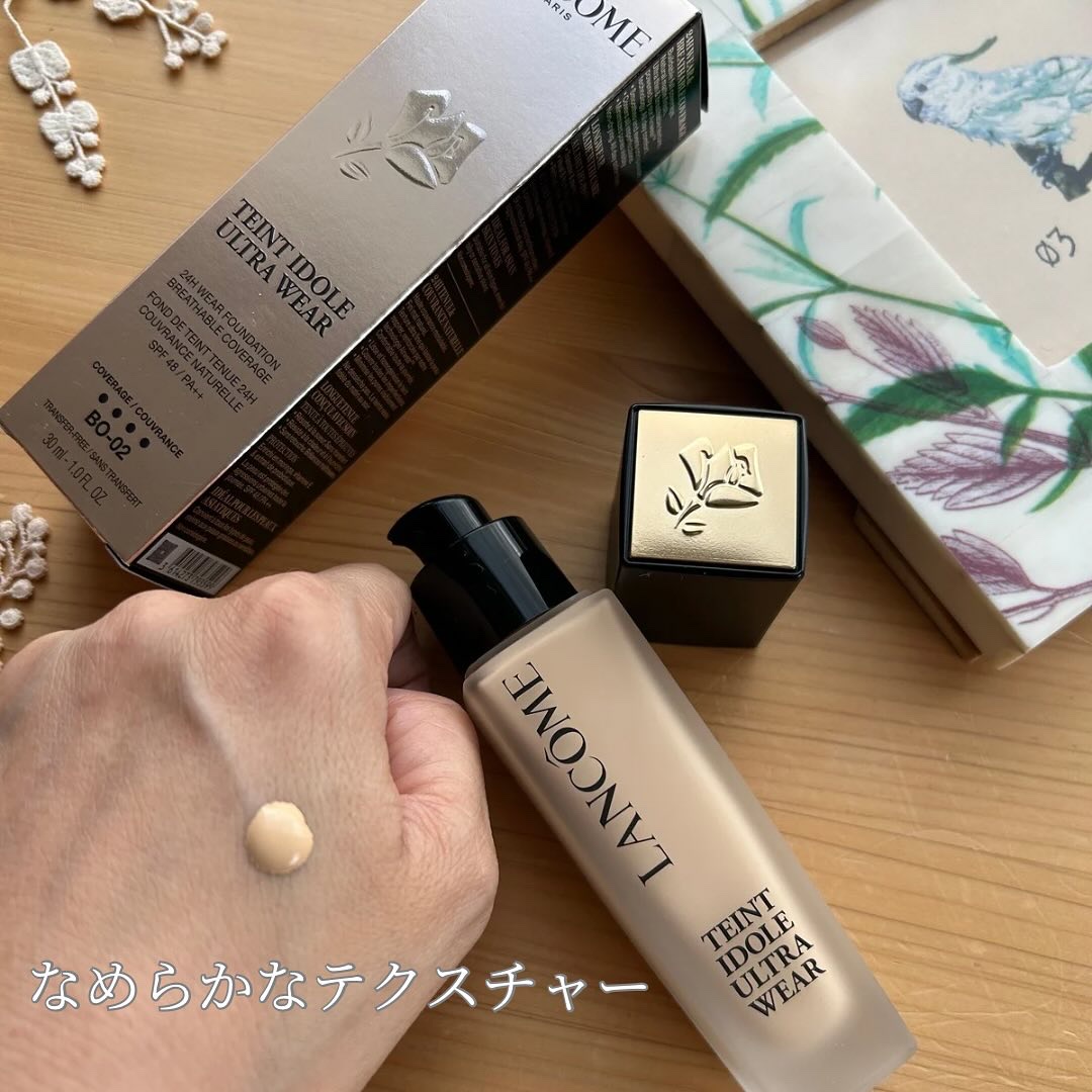 タンイドル ウルトラ ウェア リキッド N/LANCOME/リキッドファンデーションを使ったクチコミ（3枚目）