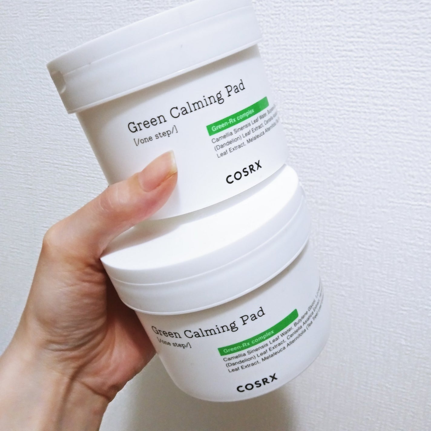 ワンステップグリーンカーミングパッド/COSRX/トナーパッドを使ったクチコミ(1枚目)