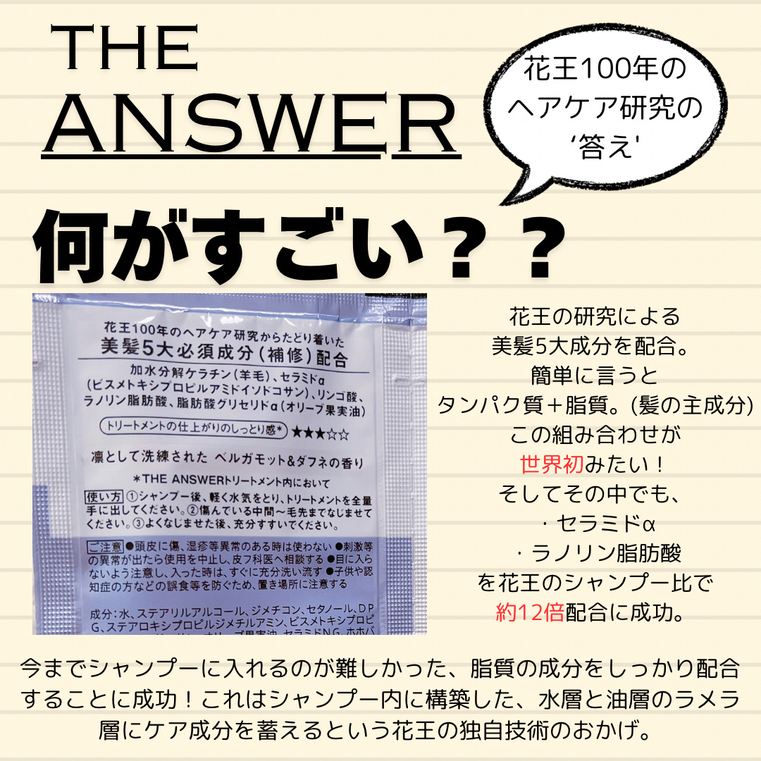 THE ANSWER スーパーラメラシャンプー/THE ANSWER/市販シャンプーを使ったクチコミ（2枚目）