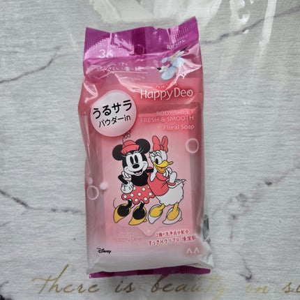 マンダム ハッピーデオ ボディシート うるサラ 花せっけんのクチコミ「マンダム
ハッピーデオ ボディシート うるサラ 花せっけん
汗をかく季節、すぐにシャワーでき.....」(1枚目)