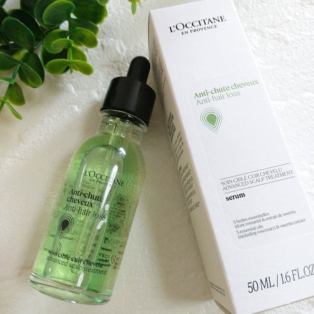 薬用 メディカル アンチヘアロスセラム/L&#39;OCCITANE/頭皮ローションを使ったクチコミ（2枚目）
