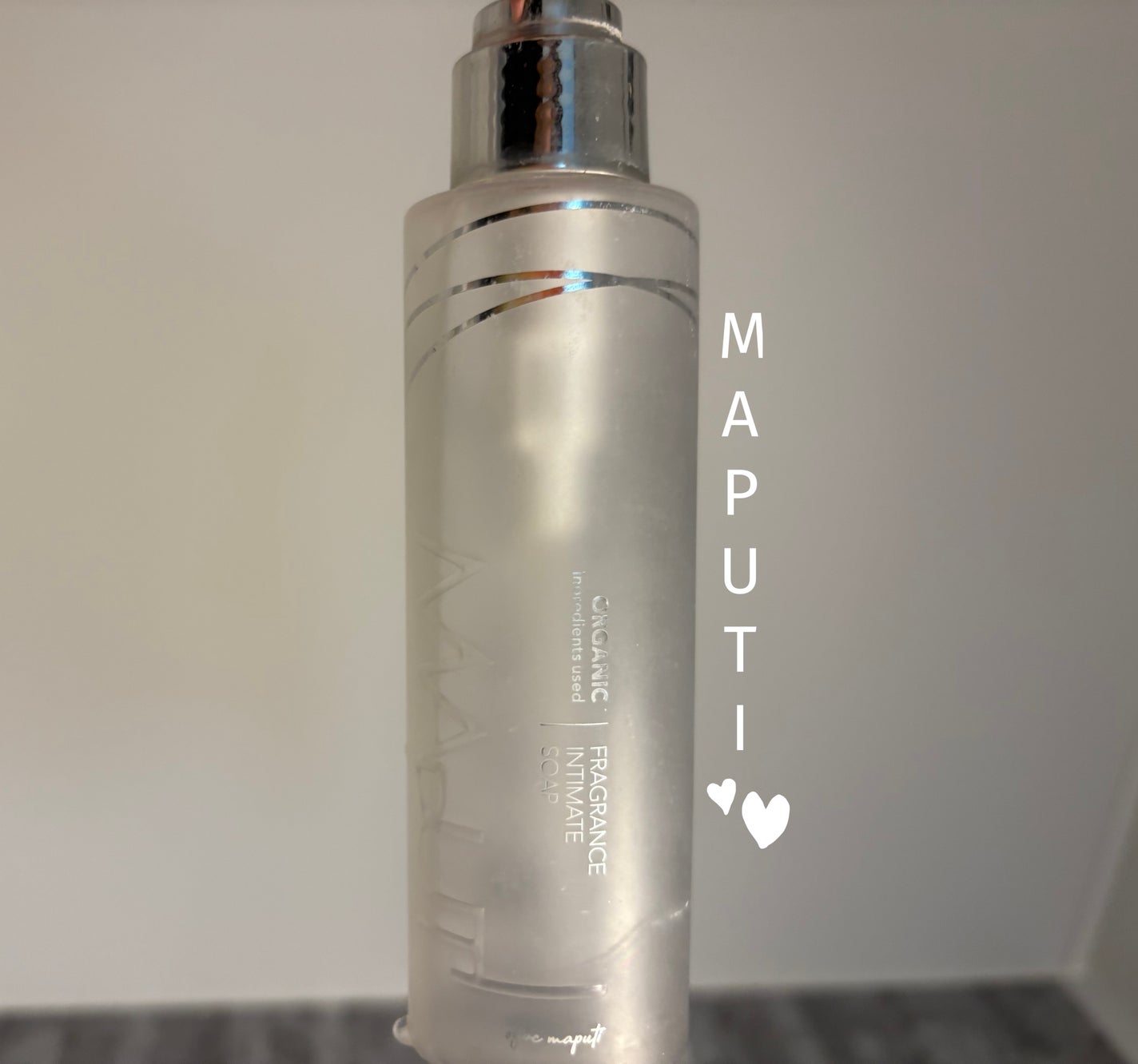 オーガニックフレグランスインティメイトソープ MAPUTI/MAPUTI/デリケートゾーンケアを使ったクチコミ(1枚目)