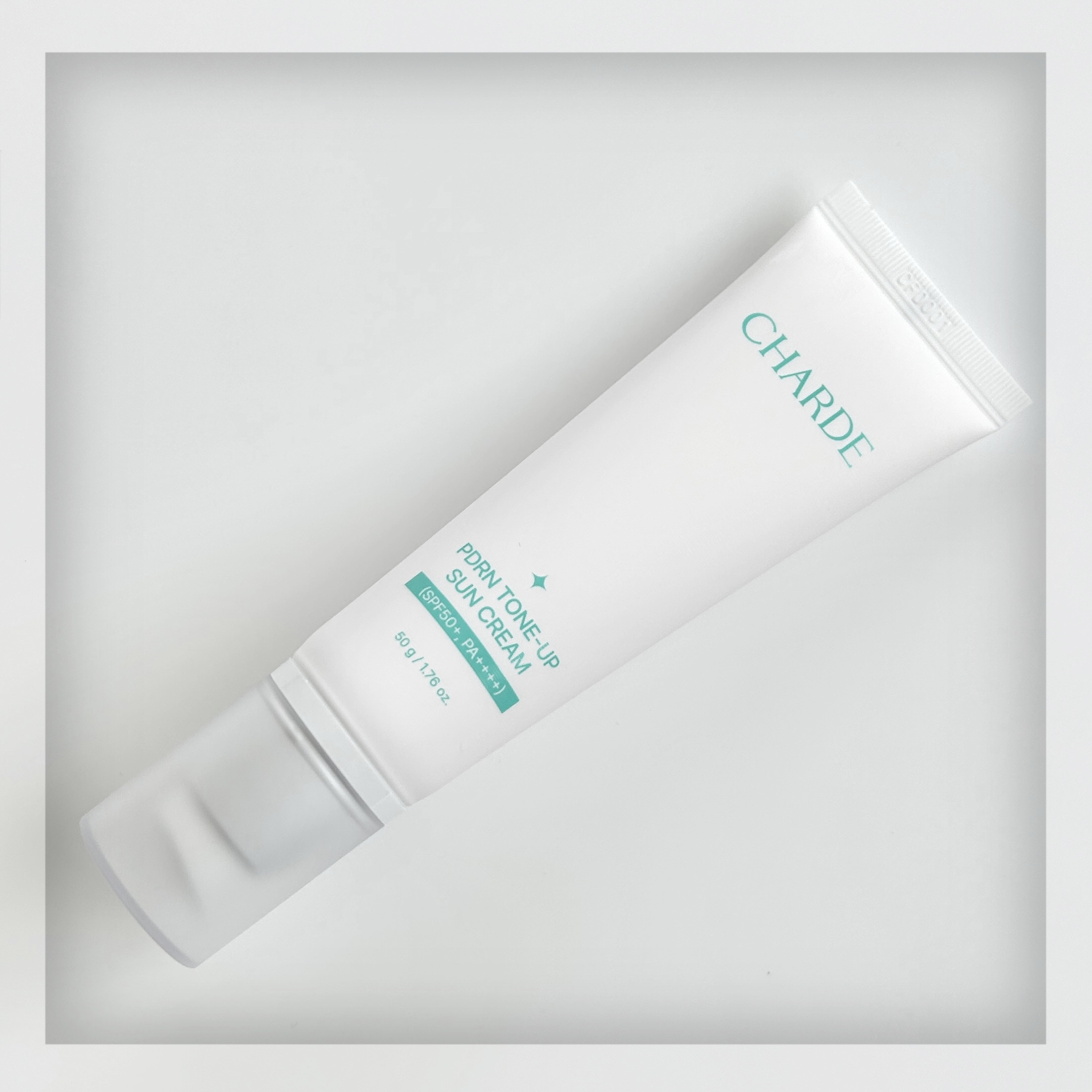 PDRN TONE-UP SUN CREAM/CHARDE/日焼け止めクリームを使ったクチコミ（2枚目）