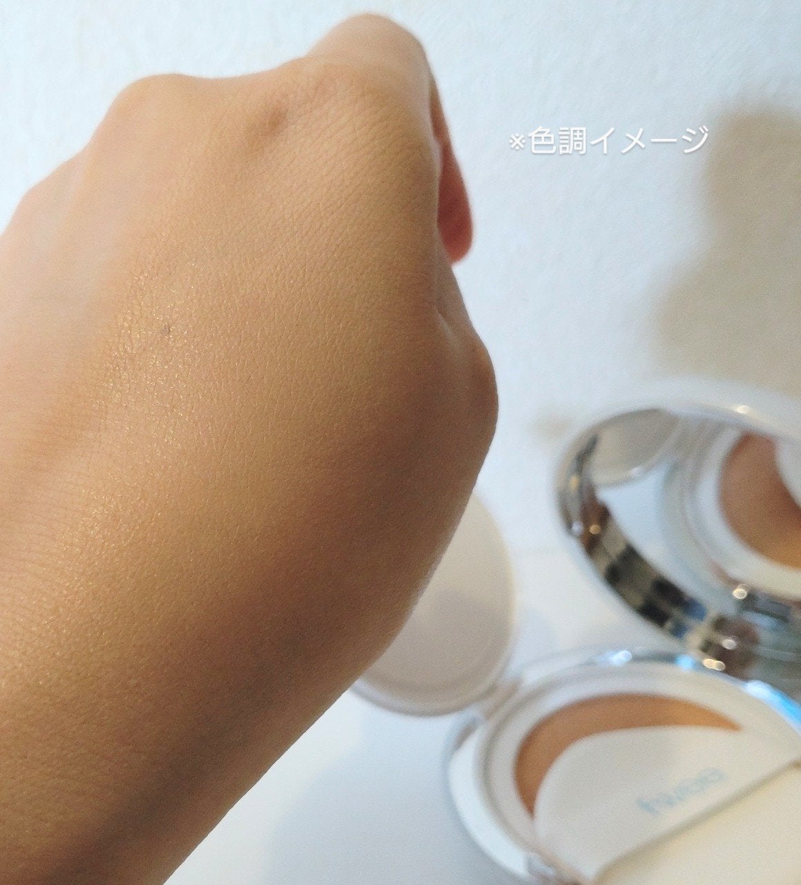 フィー クッションガラスオリジナル/fwee/クッションファンデーションを使ったクチコミ(9枚目)