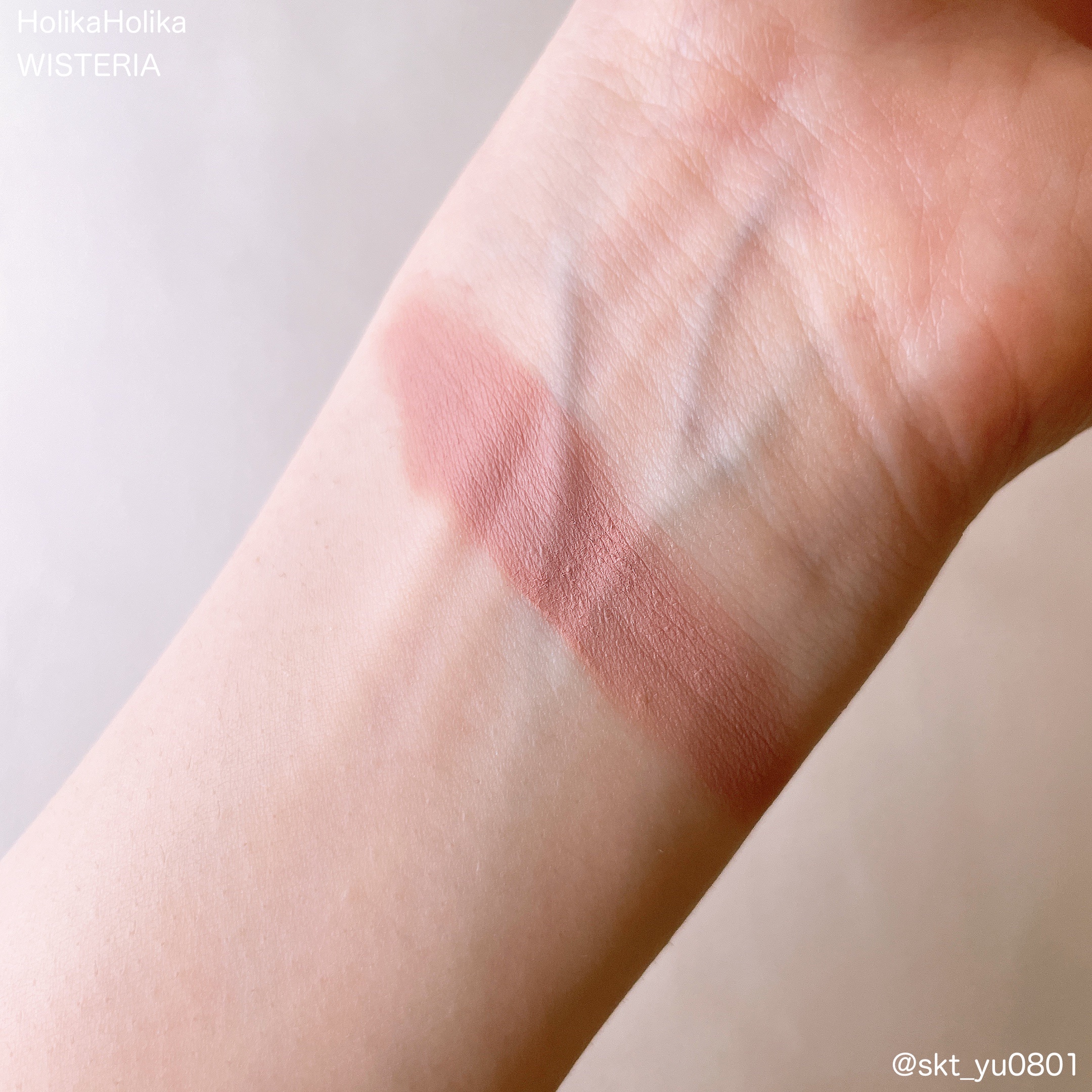 マイフェイブピースアイシャドウ 14 ウィステリア(WISTERIA)/HOLIKA HOLIKA/単色アイシャドウを使ったクチコミ（3枚目）