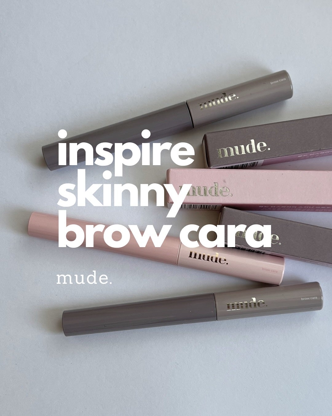 インスパイアスキニーブロウカラ/mude/眉マスカラを使ったクチコミ(1枚目)