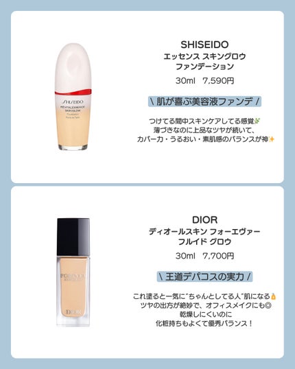 スキンティントセラム/excel/リキッドファンデーションを使ったクチコミ(5枚目)