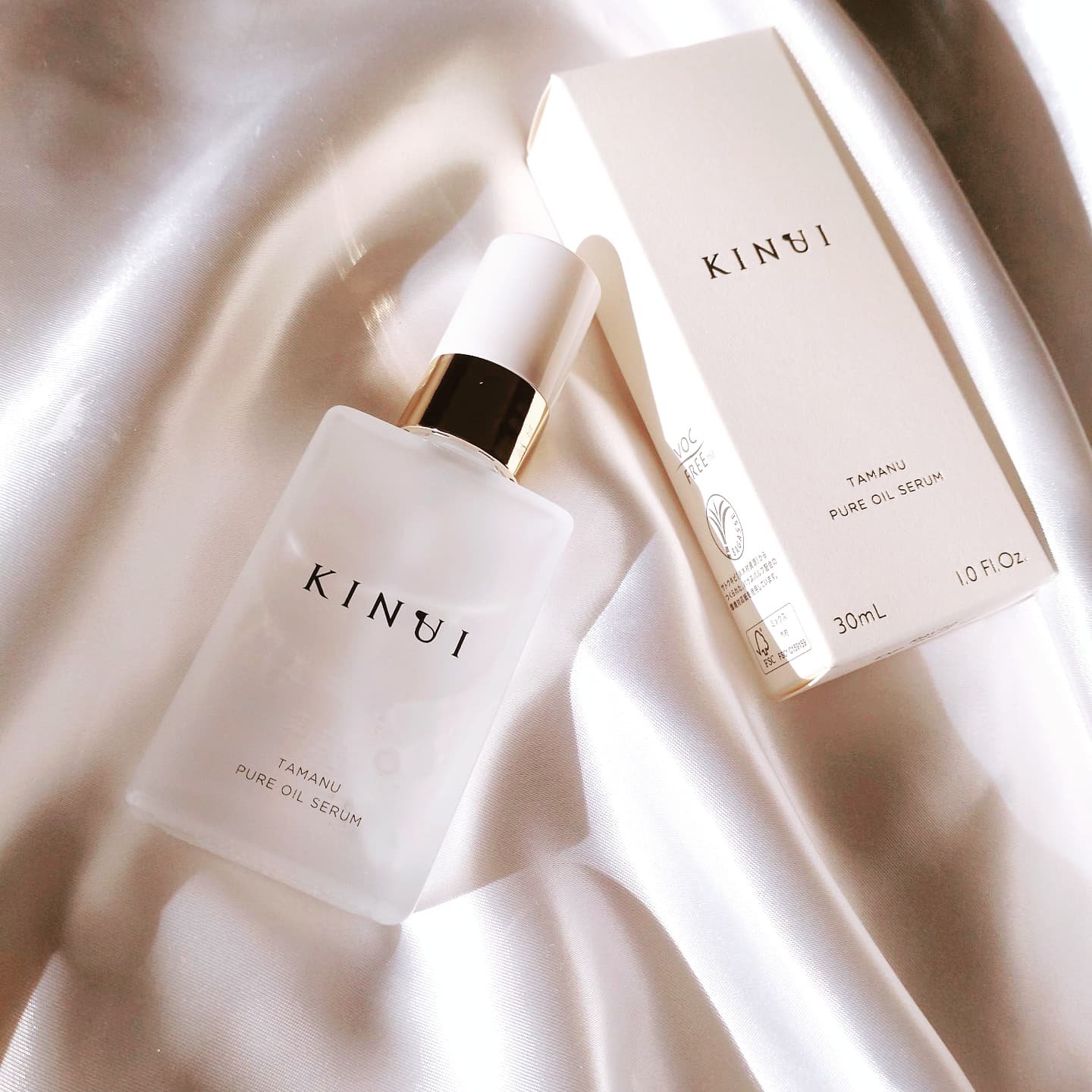 KINUI タマヌピュアオイルセラム/KINUI/美容液を使ったクチコミ（2枚目）