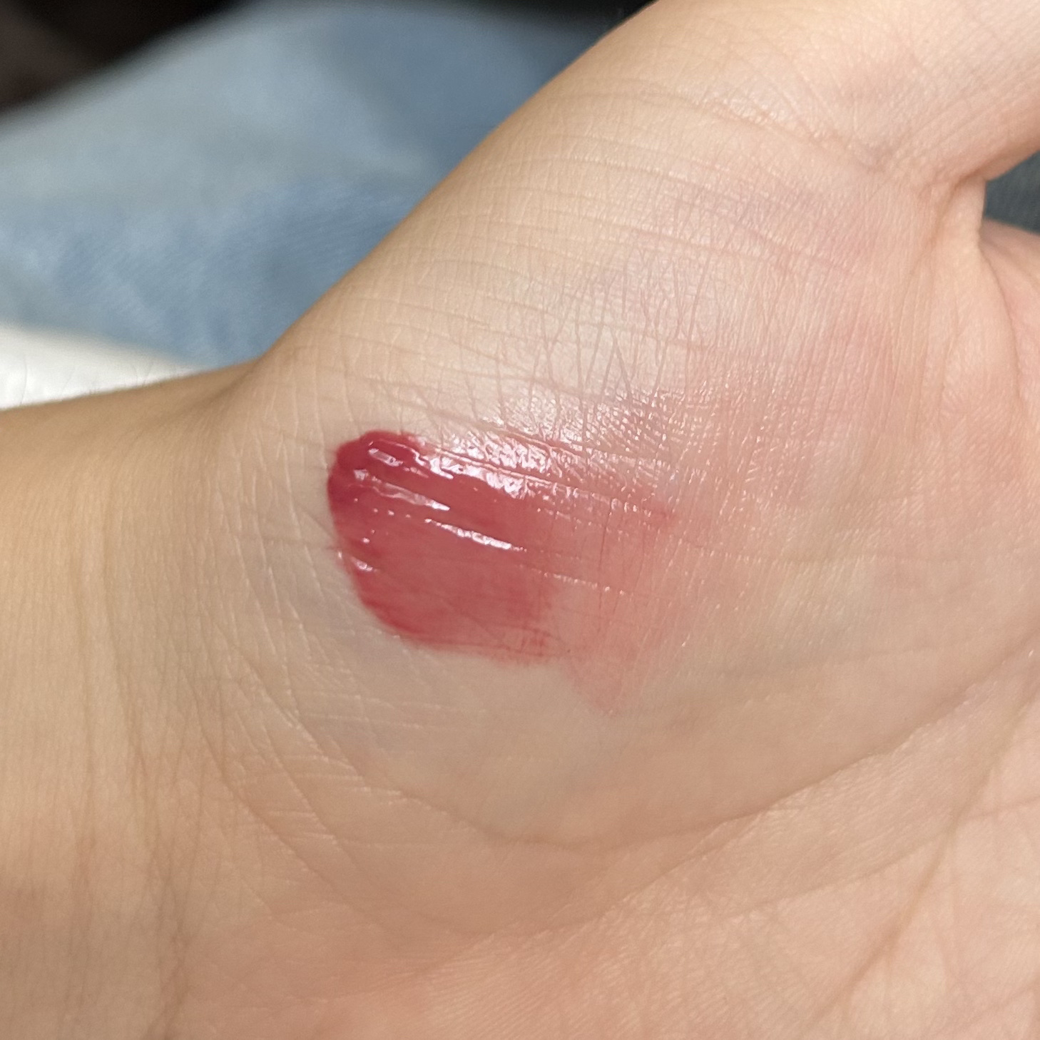 クリスタル グラム ティント 06 デイリーモーブ(DAILY MAUVE)/CLIO/リップティントを使ったクチコミ（2枚目）