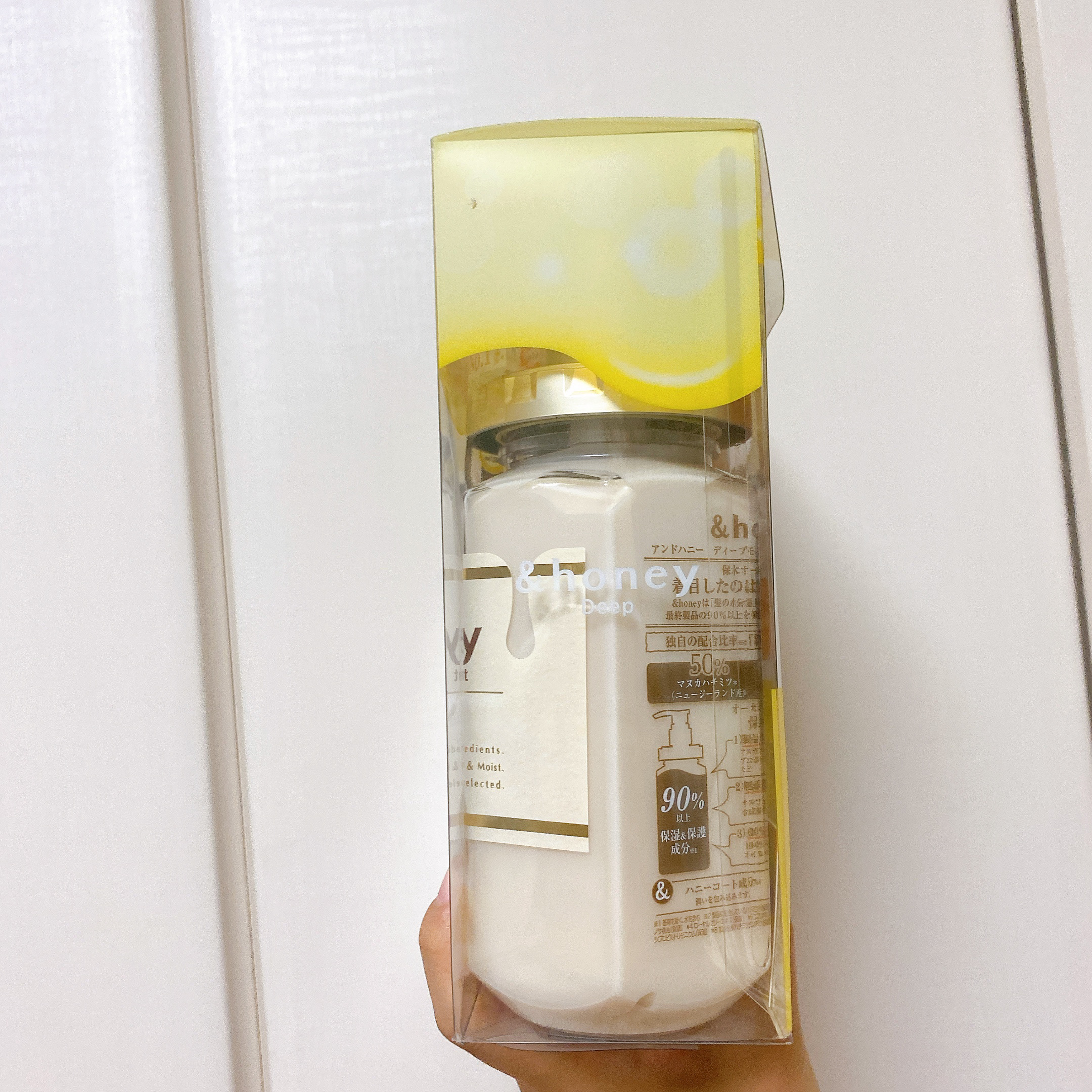 ディープモイスト シャンプー1.0／ヘアトリートメント2.0/&honey/市販シャンプーを使ったクチコミ（3枚目）