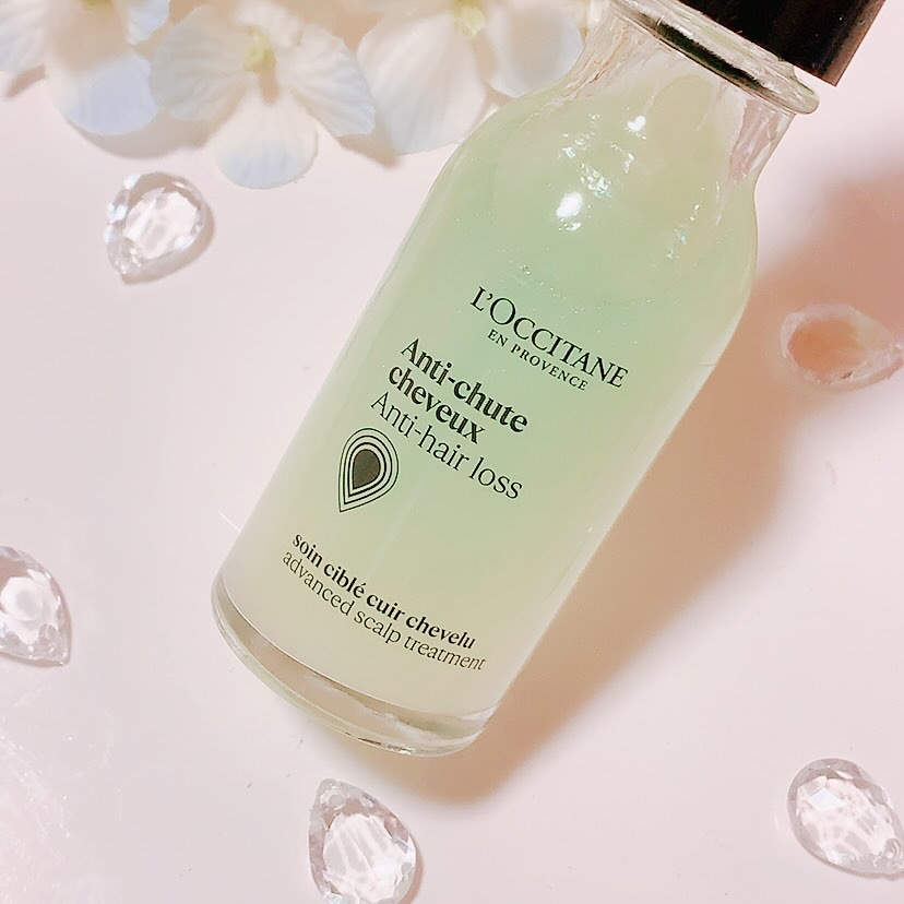 薬用 メディカル アンチヘアロスセラム/L'OCCITANE/頭皮ローションを使ったクチコミ（3枚目）