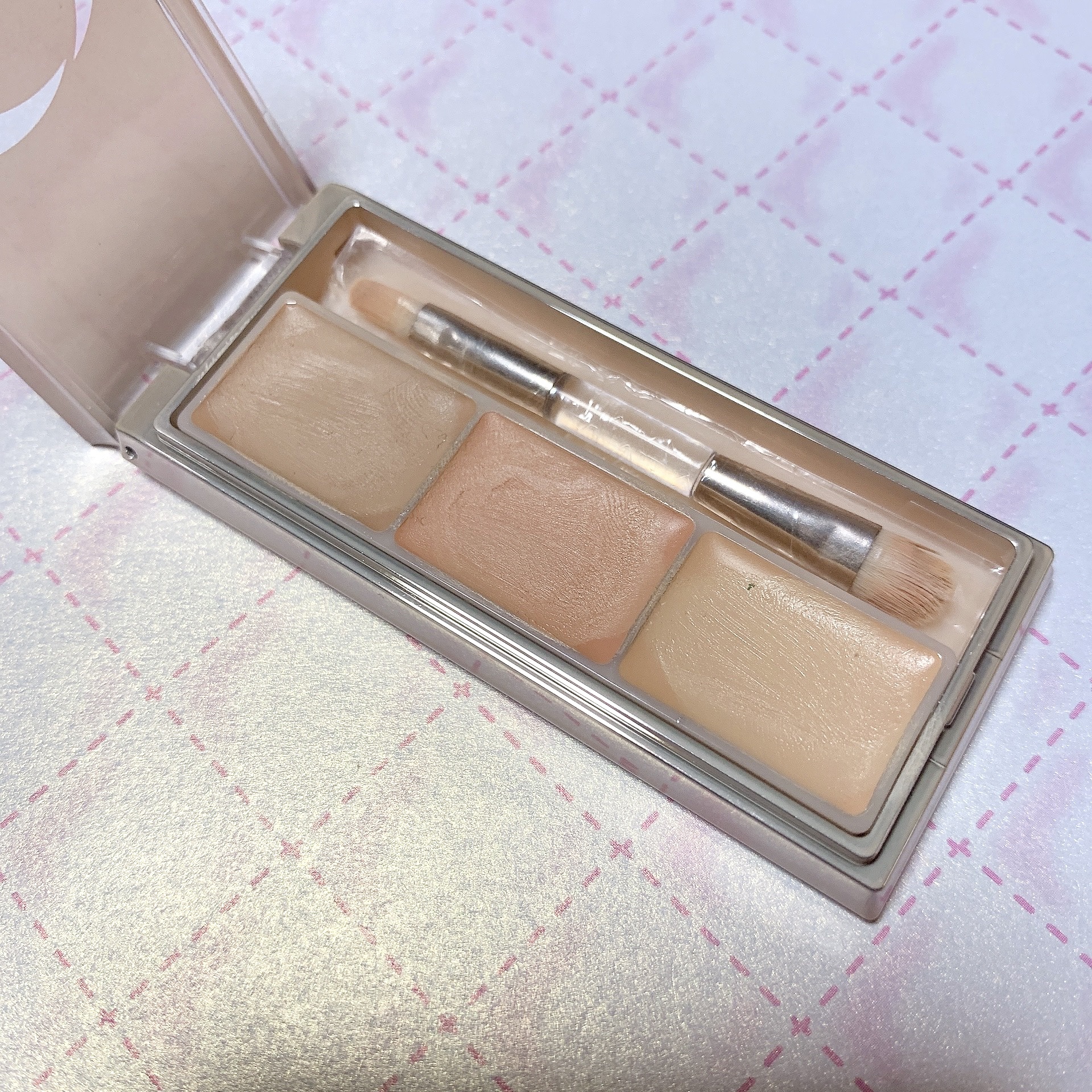 サイレントカバー コンシーラー/excel/パレットコンシーラーを使ったクチコミ（2枚目）