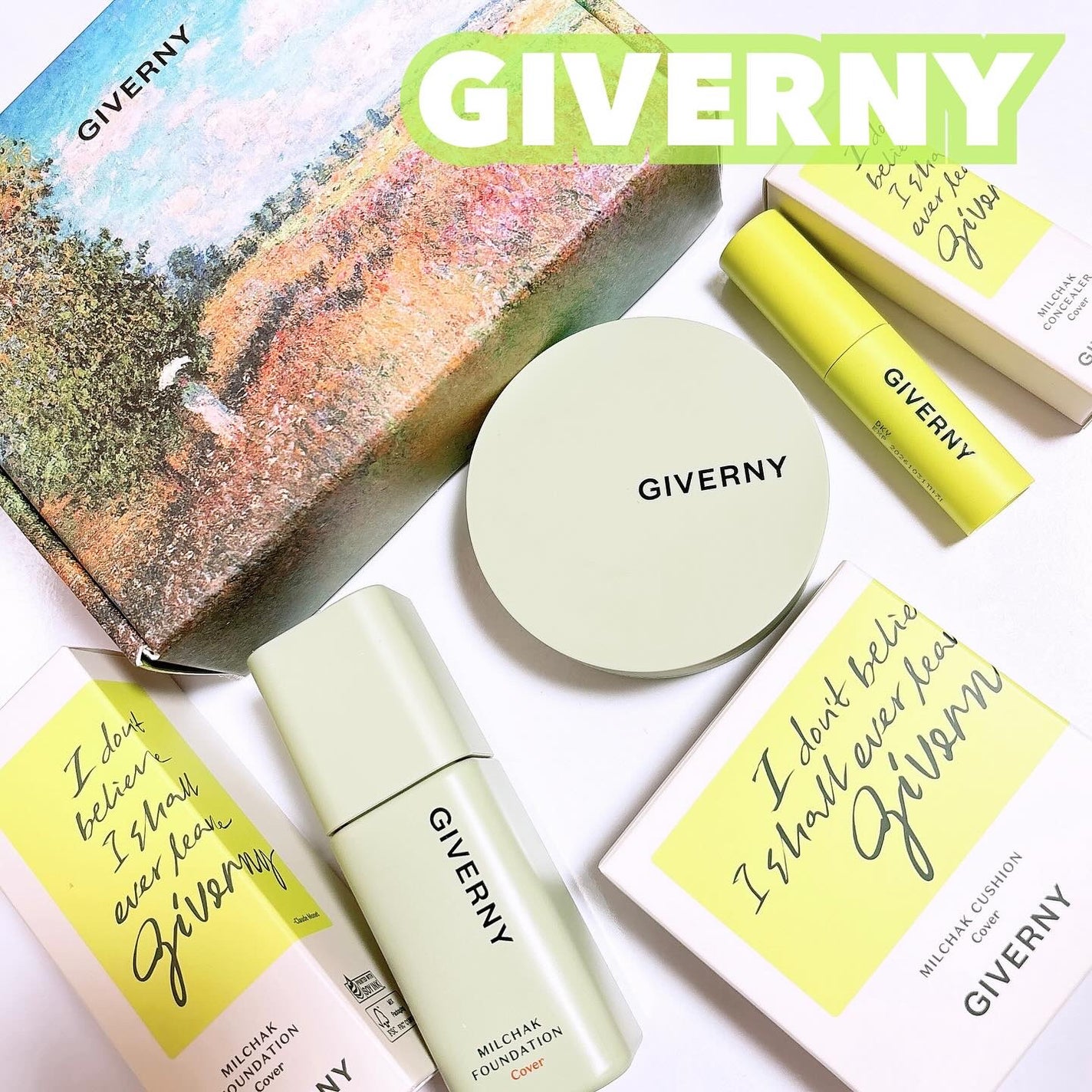 ジヴェルニー 密着カバークッション/GIVERNY/クッションファンデーションを使ったクチコミ(1枚目)