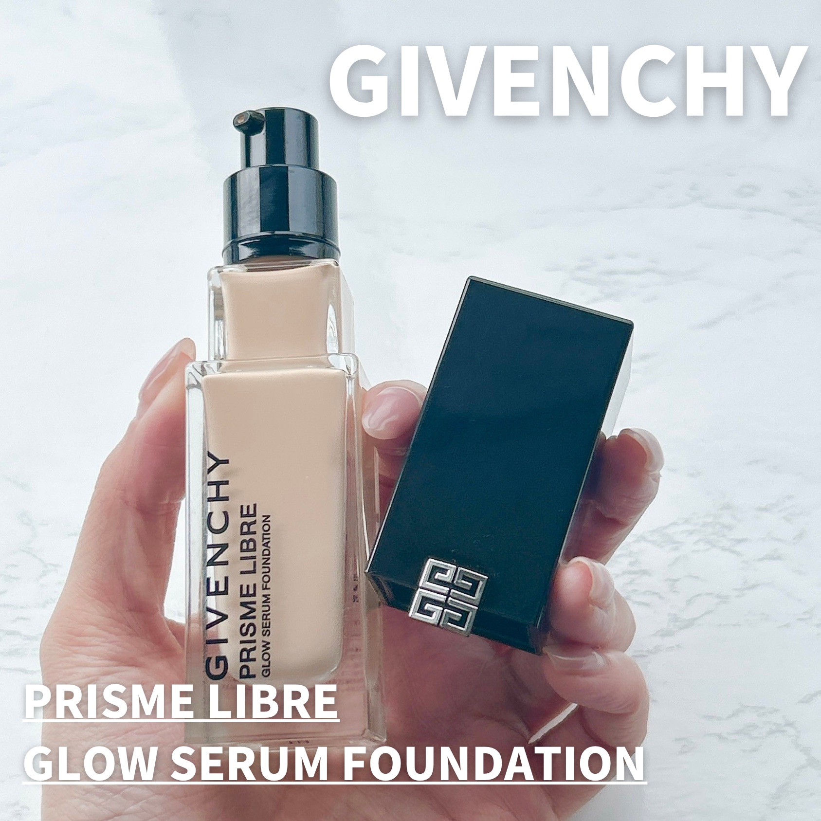 プリズム･リーブル･グロウ･セラム･ ファンデーション/GIVENCHY/リキッドファンデーションを使ったクチコミ（1枚目）