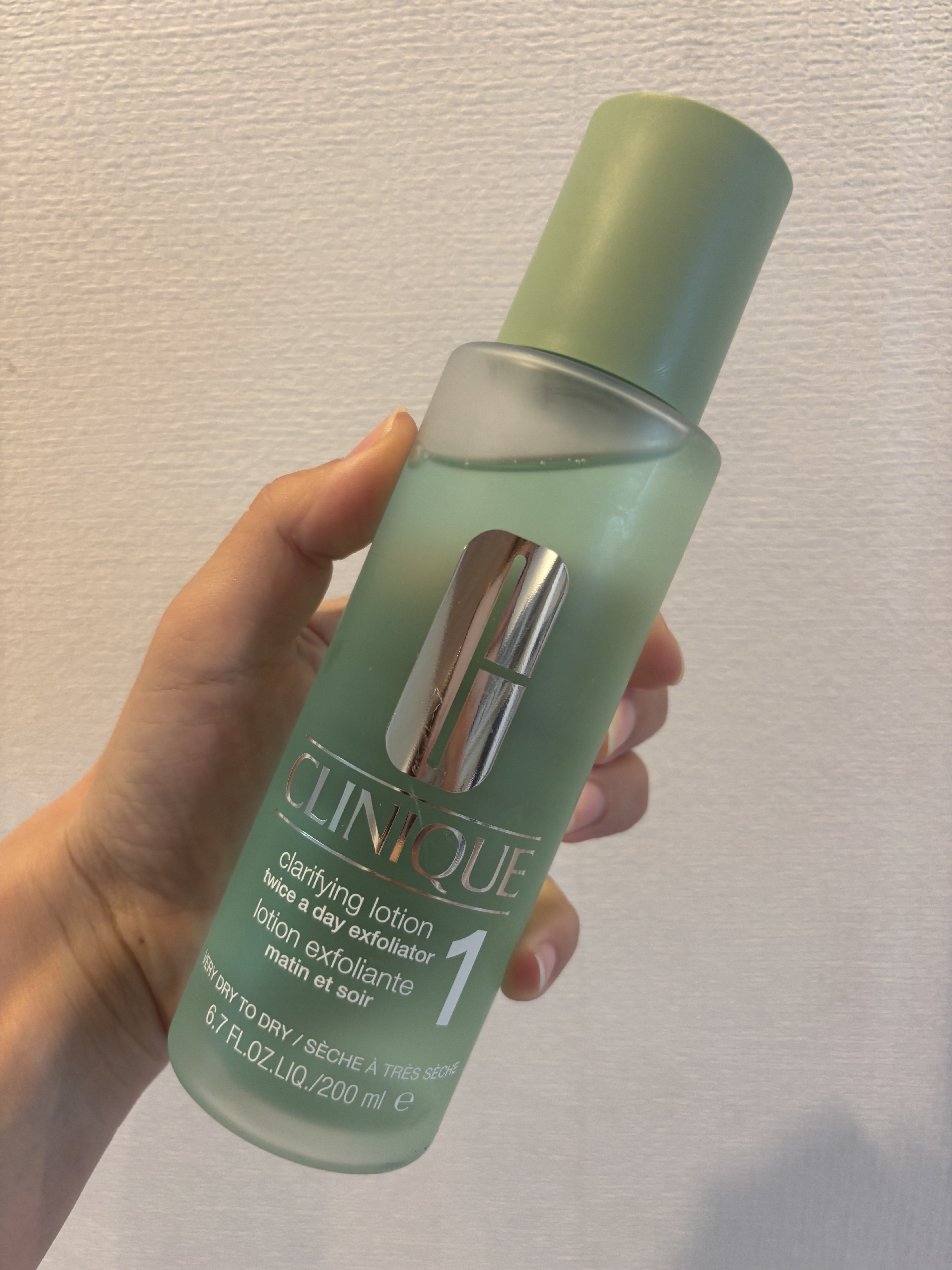 クラリファイング ローション 1 200ml/CLINIQUE/拭き取り化粧水を使ったクチコミ（1枚目）