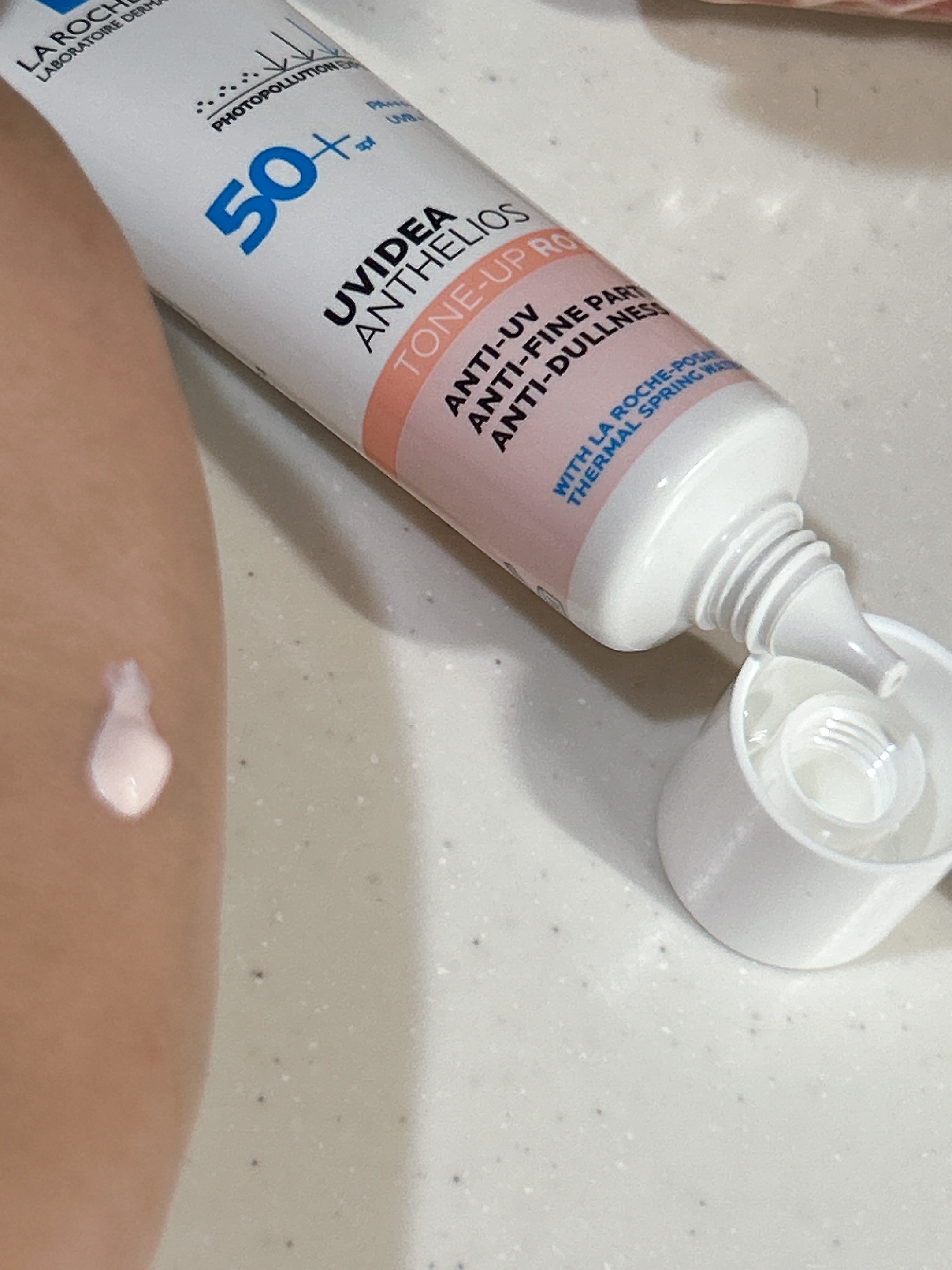UVイデア XL プロテクショントーンアップ ローズ+/ラ ロッシュ ポゼ/日焼け止め・UVケアを使ったクチコミ（3枚目）