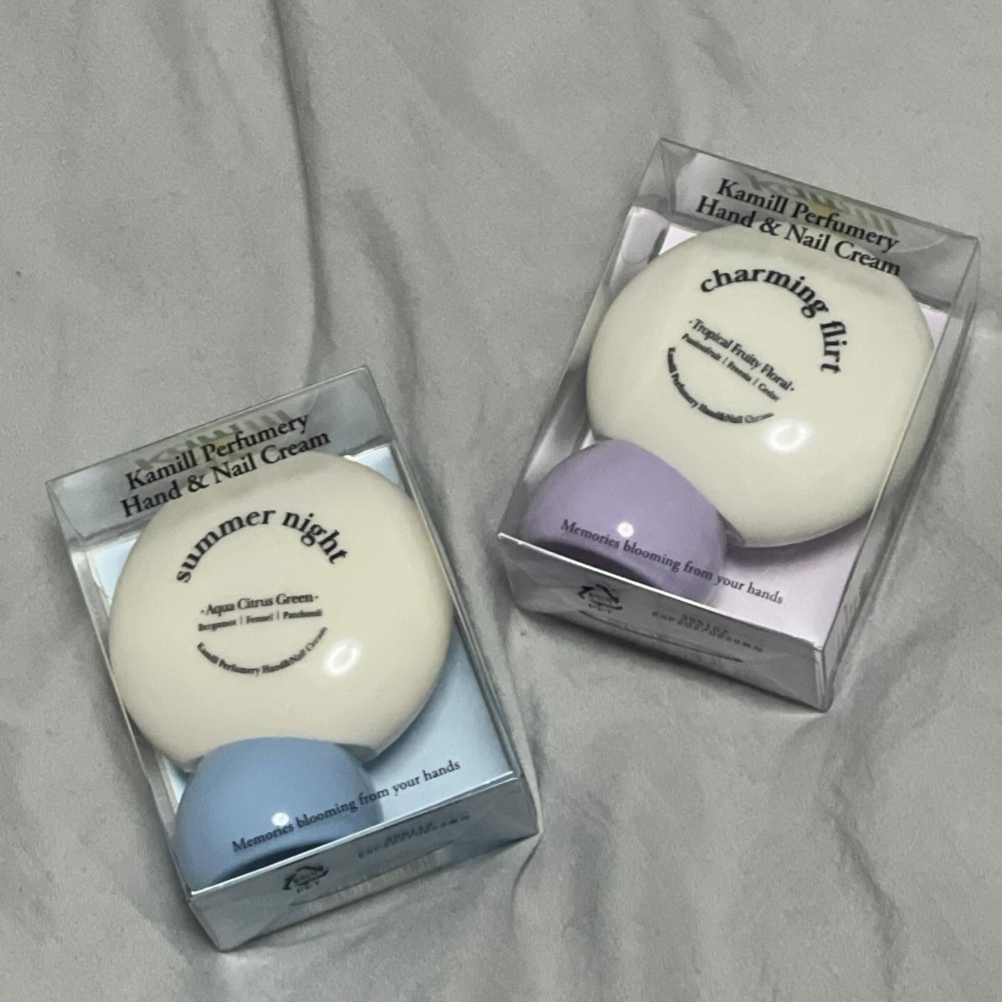 パフューマリー ハンド＆ネイルクリーム チャーミングフラート 50ml/カミール/ハンドクリームを使ったクチコミ（3枚目）