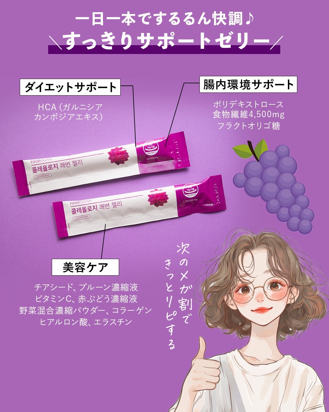 コレオロジーカットゼリー/FOODOLOGY/食品を使ったクチコミ(5枚目)