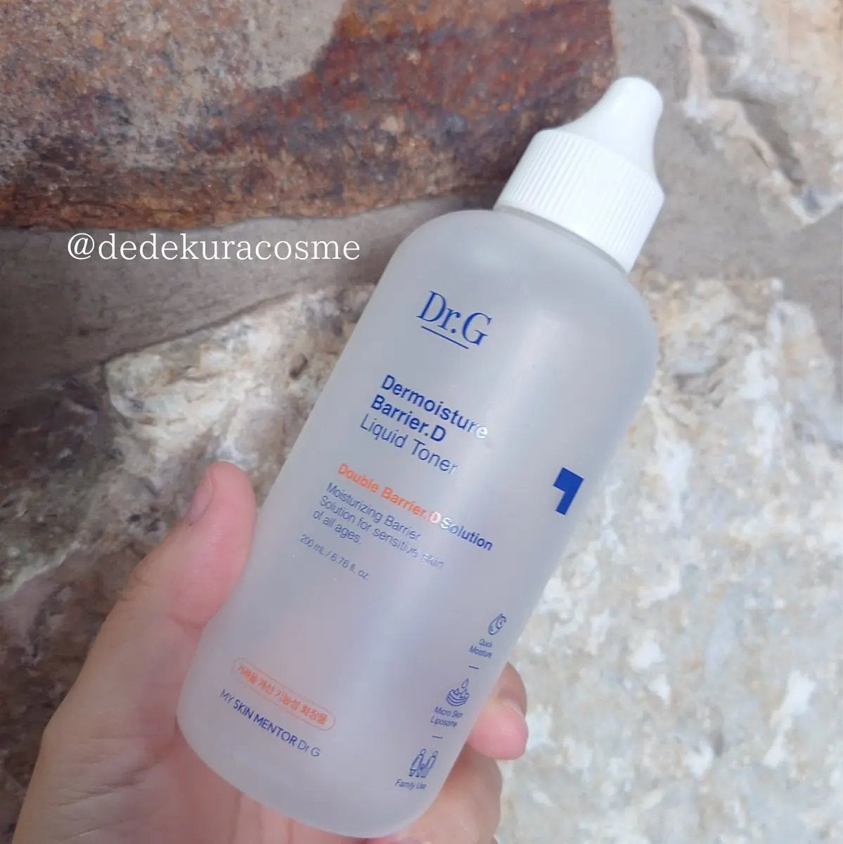 ザモイスチャーバリアDリキッドトナー/Dr.G/化粧水を使ったクチコミ(1枚目)