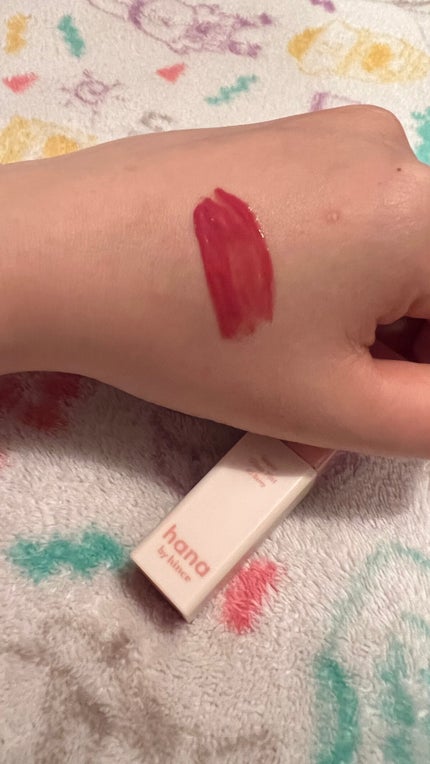 ウォーターグラスティント/hana by hince/口紅を使ったクチコミ(2枚目)