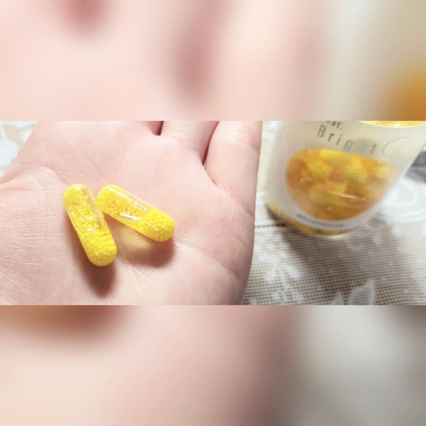 ナリナ on LIPS 「feat.BrightC飲む透明感✨6種類の美容ビタミンと4種..」(3枚目)