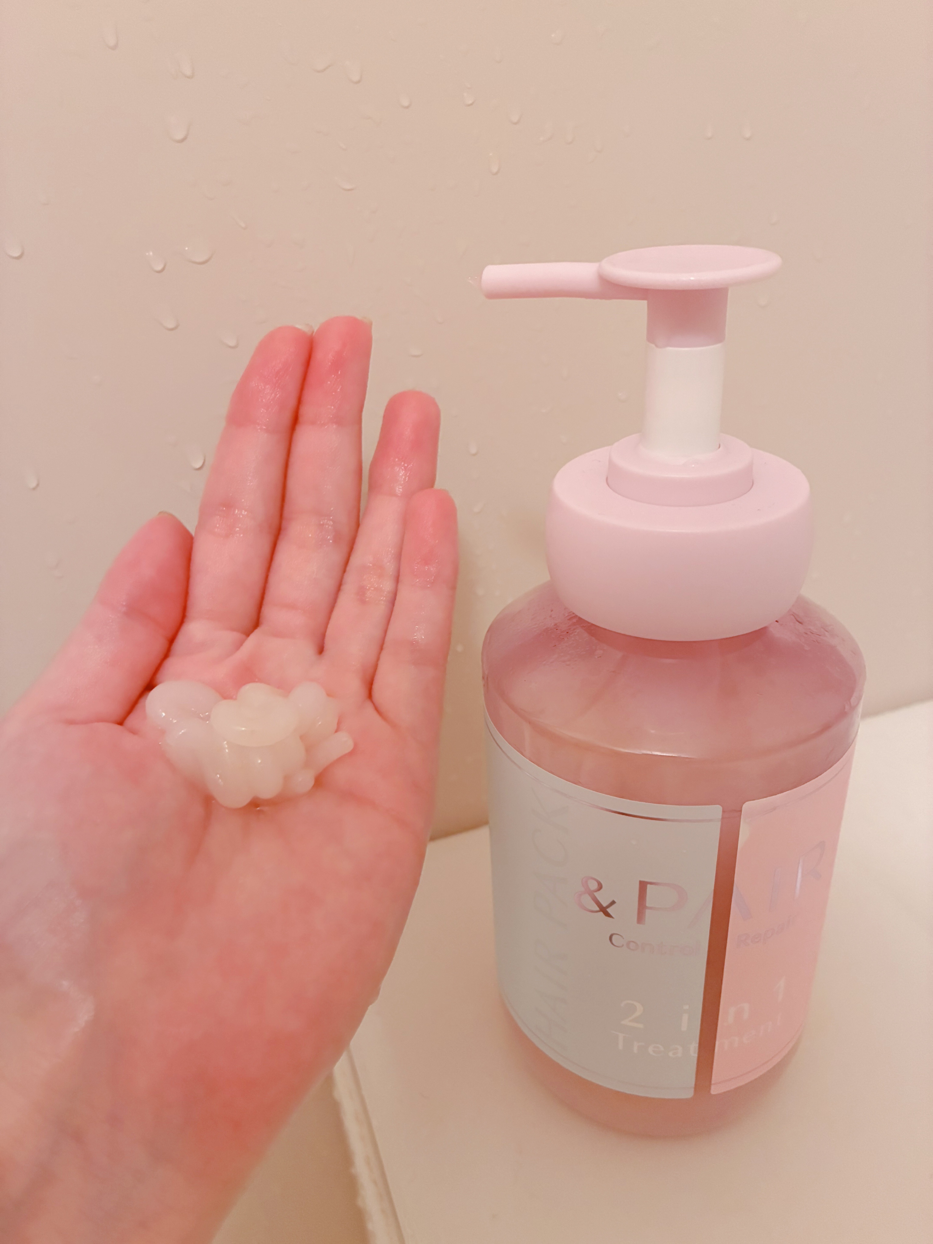 アンドペア コントロール リペア 2in1 シャンプー＆ヘアトリートメント/&PAIR/市販シャンプーを使ったクチコミ（3枚目）