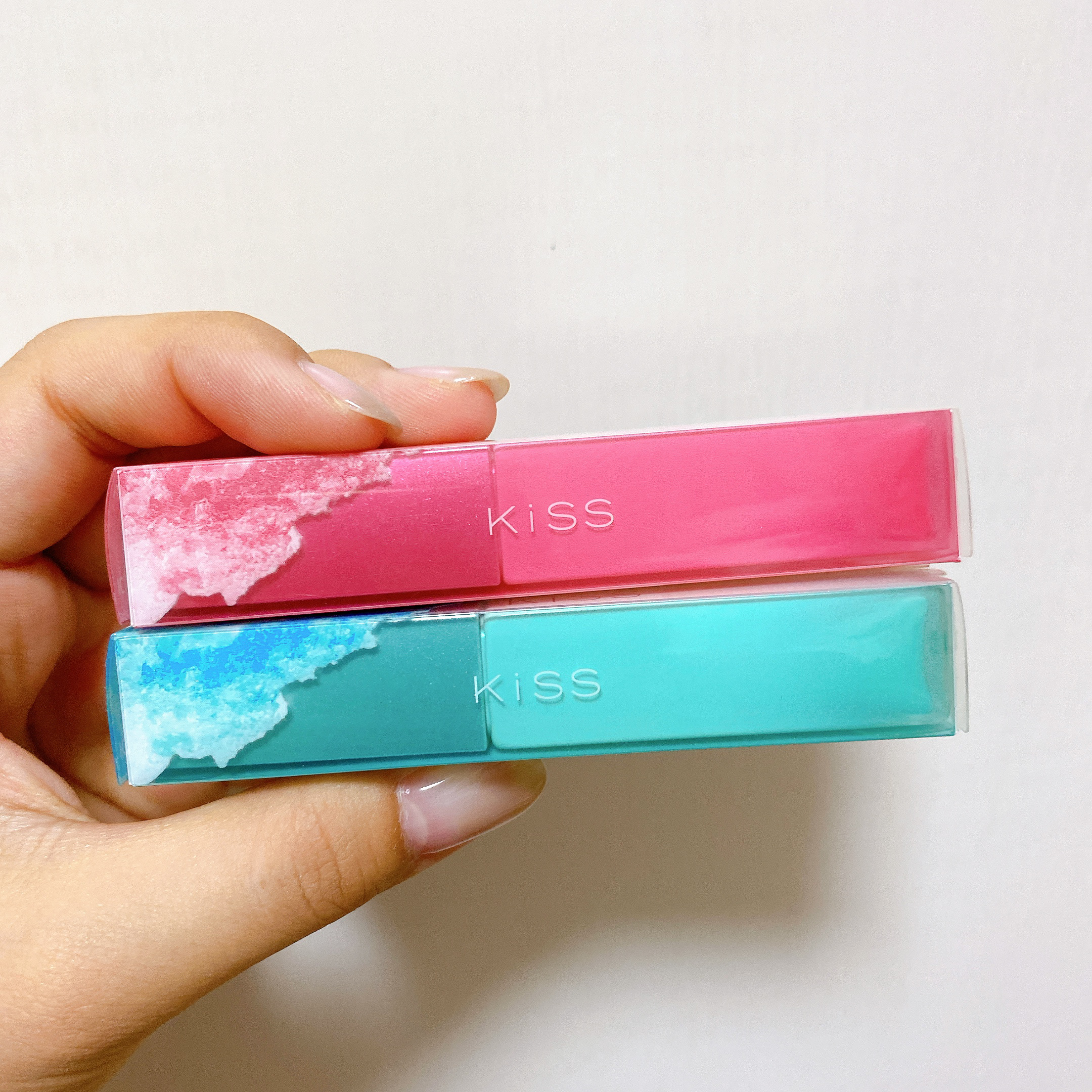 キス　アイスアーマー 02 めろんハワイ/KiSS/口紅を使ったクチコミ（3枚目）