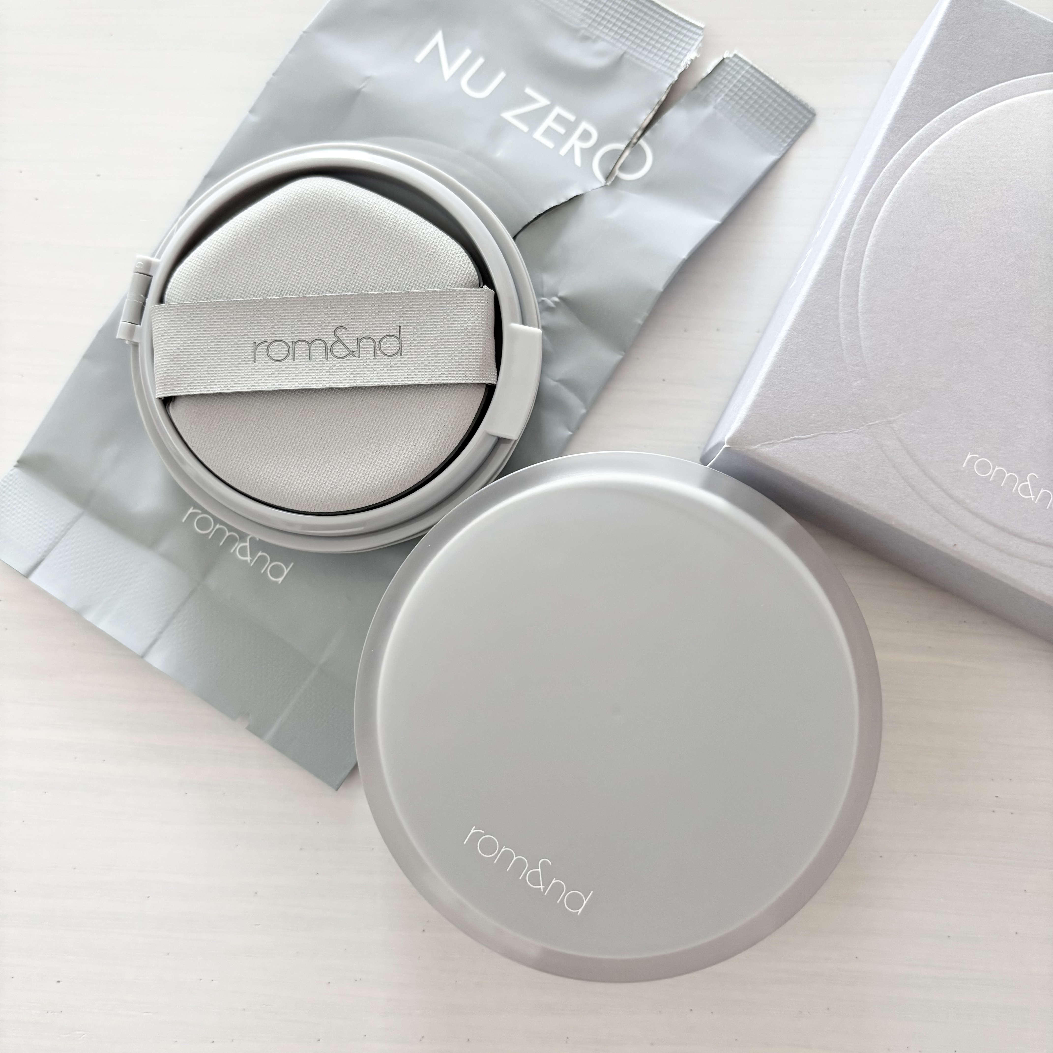 ヌーゼロクッション/rom&nd/クッションファンデーションを使ったクチコミ（2枚目）