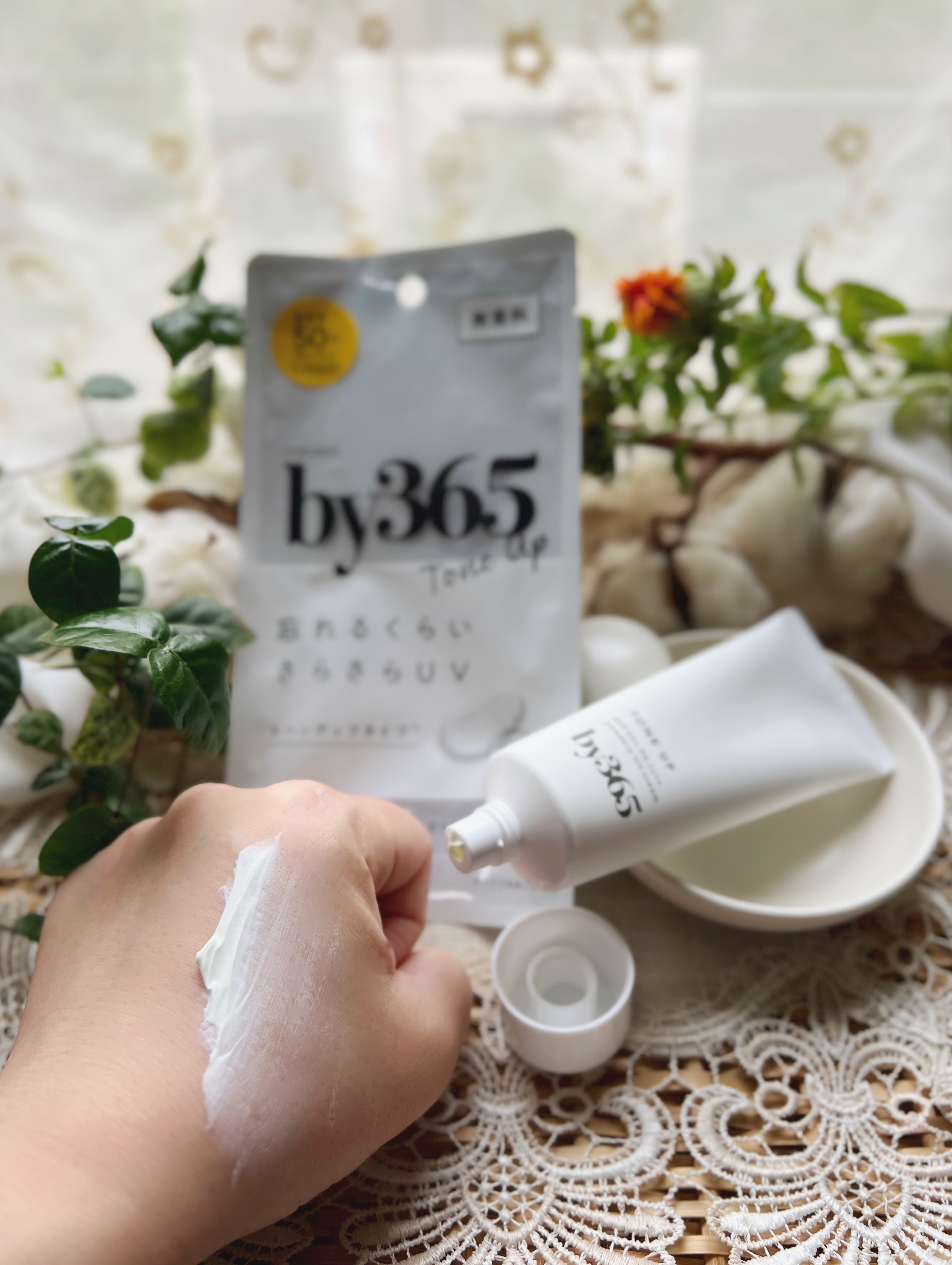 by365 パウダリーUVクリーム トーンアップ/ナリスアップ/日焼け止め・UVケアを使ったクチコミ（3枚目）